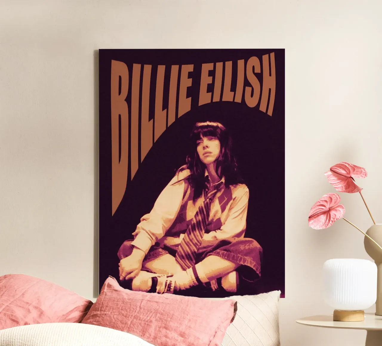 Billie Eilish canvas by vanhesling