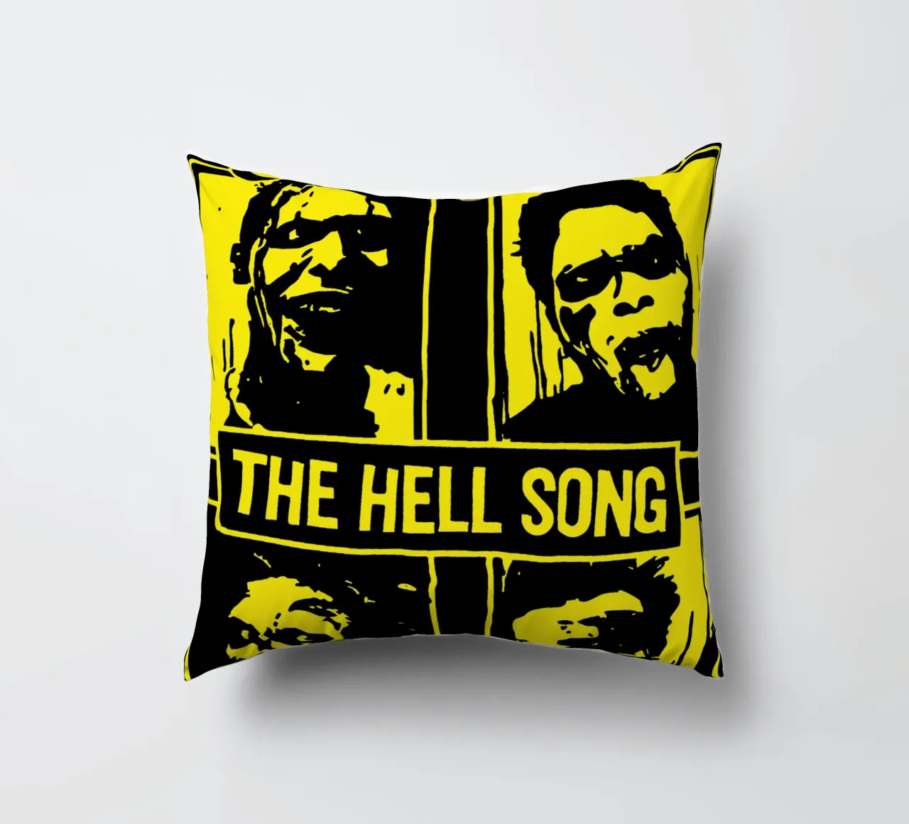 La canzone dell'inferno - SUM 41 Tshirt essenziale cuscino da aiqfalzee_design