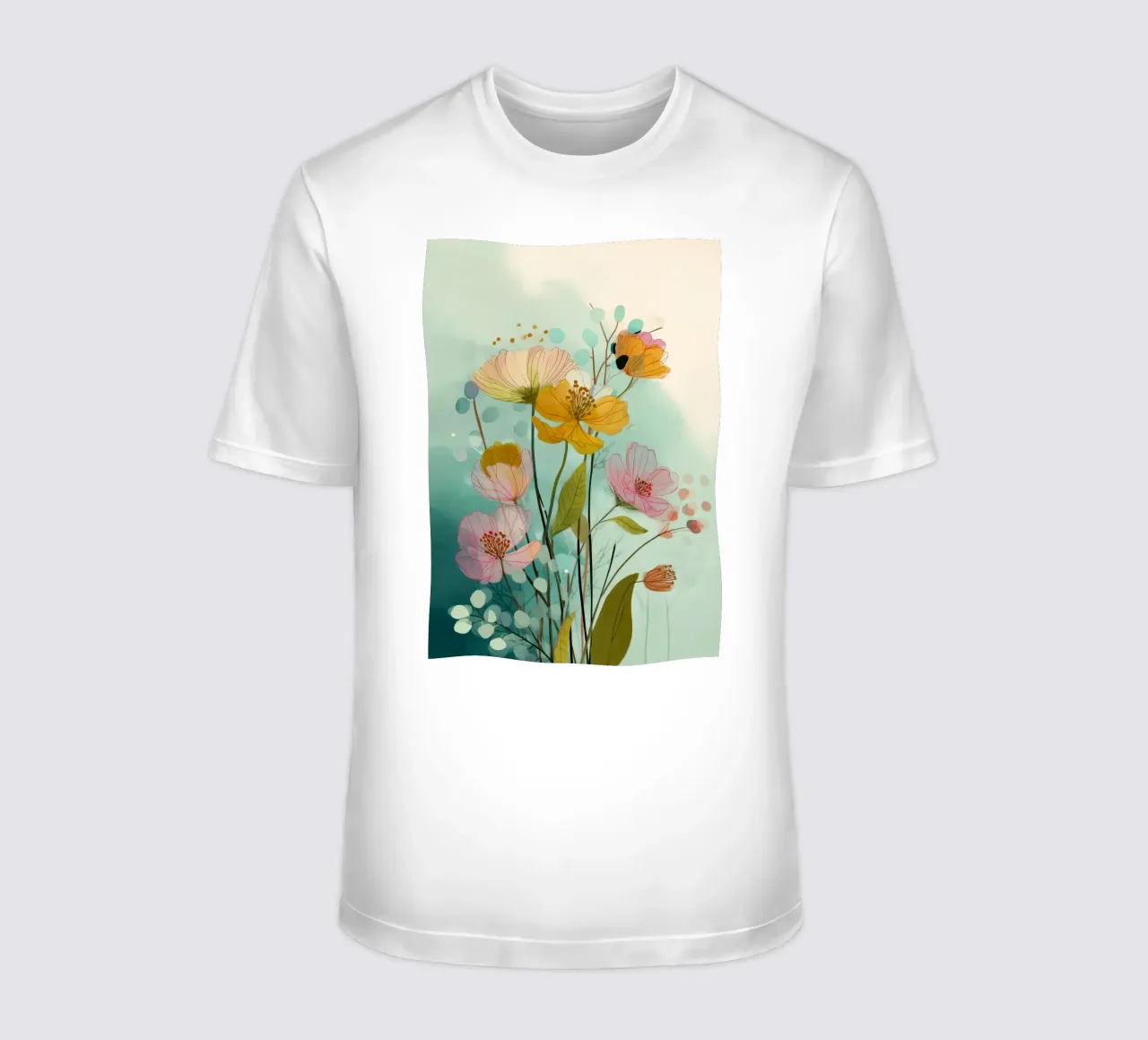 Soft Wildflowers t-shirt by Clara August
