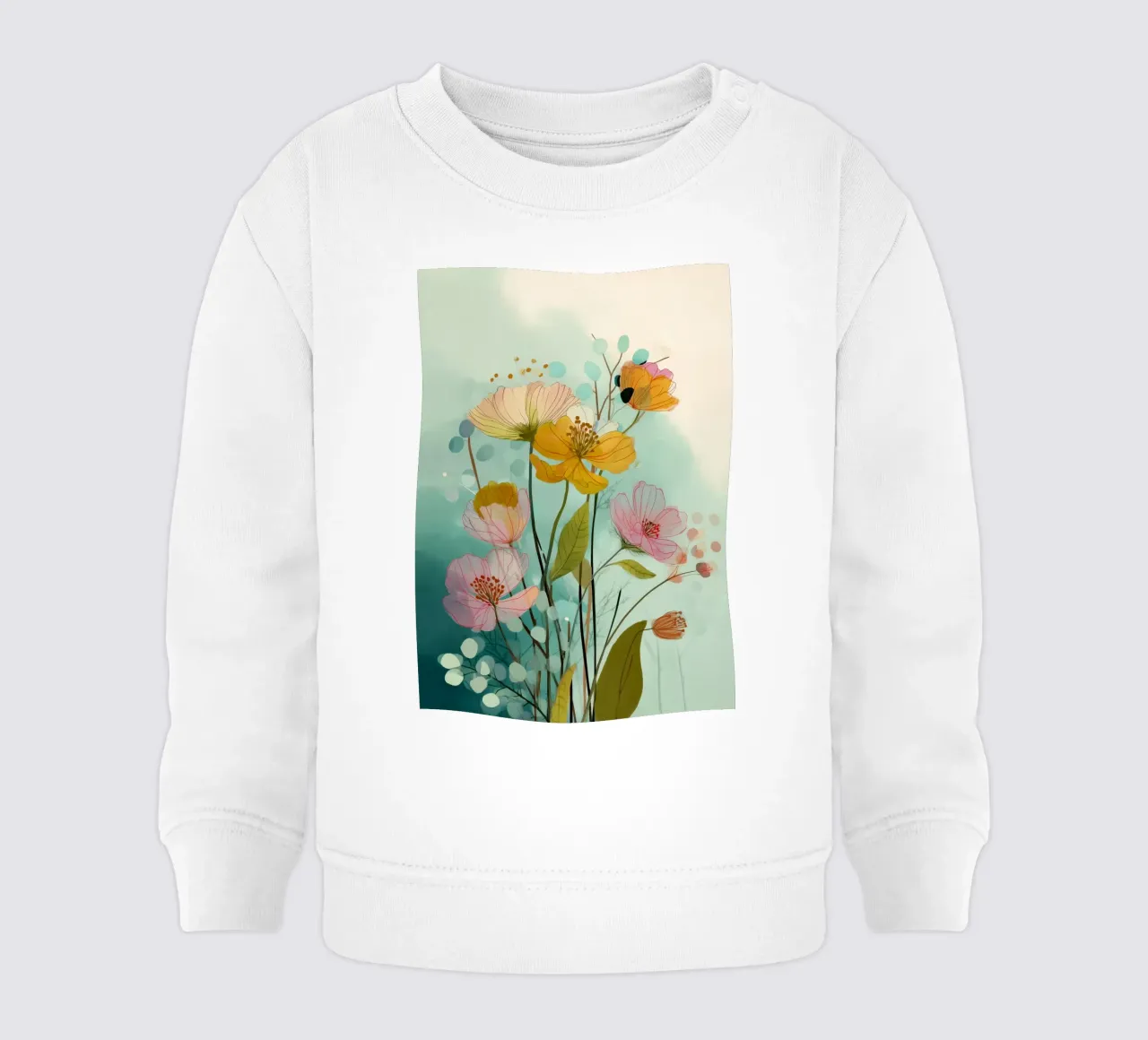 Soft Wildflowers felpa neonato da Clara August