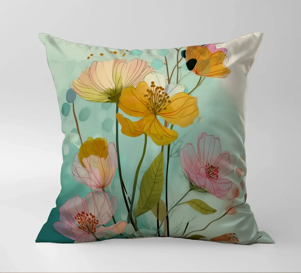 Soft Wildflowers cuscino da Clara August