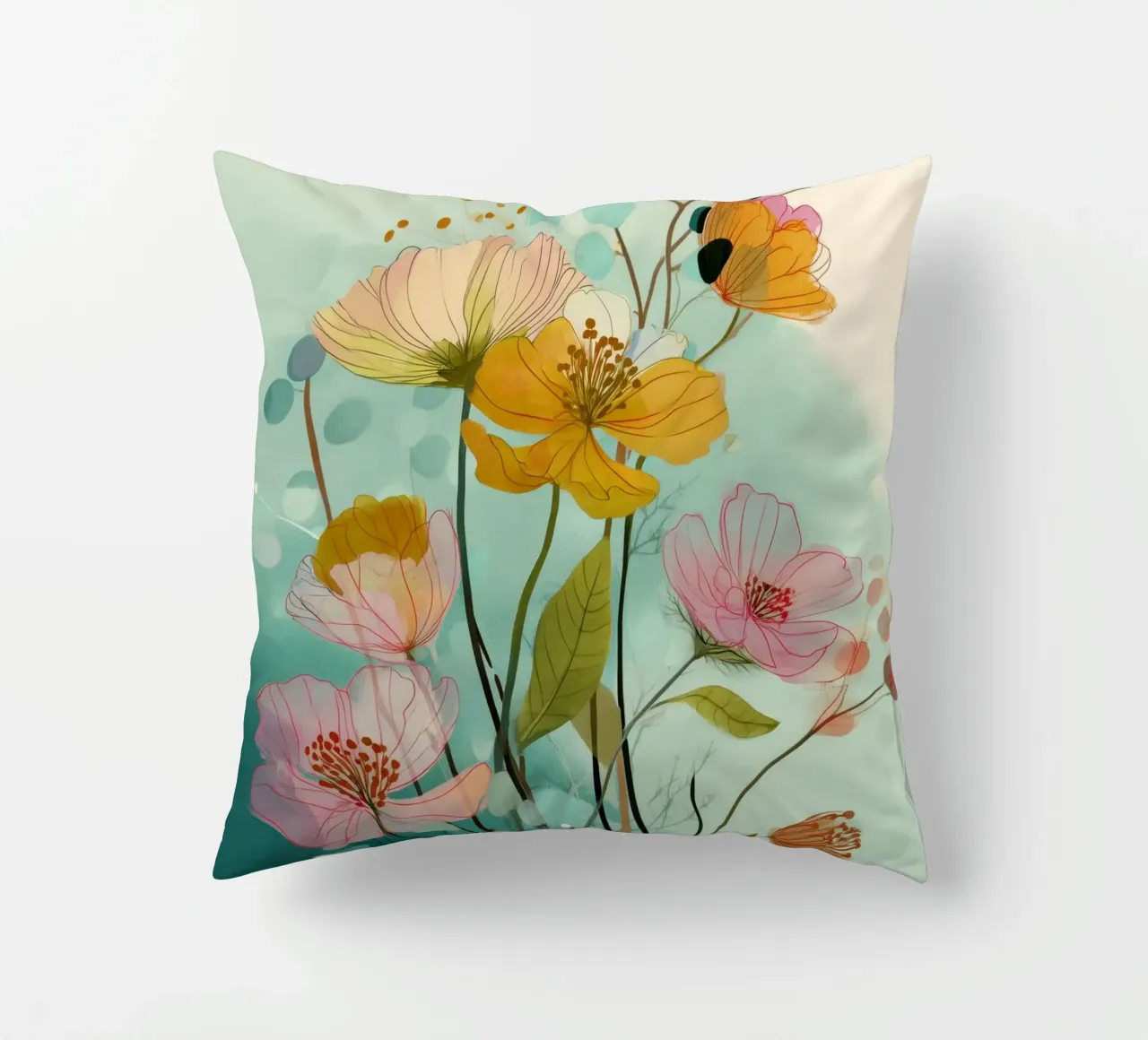Soft Wildflowers cuscino da Clara August