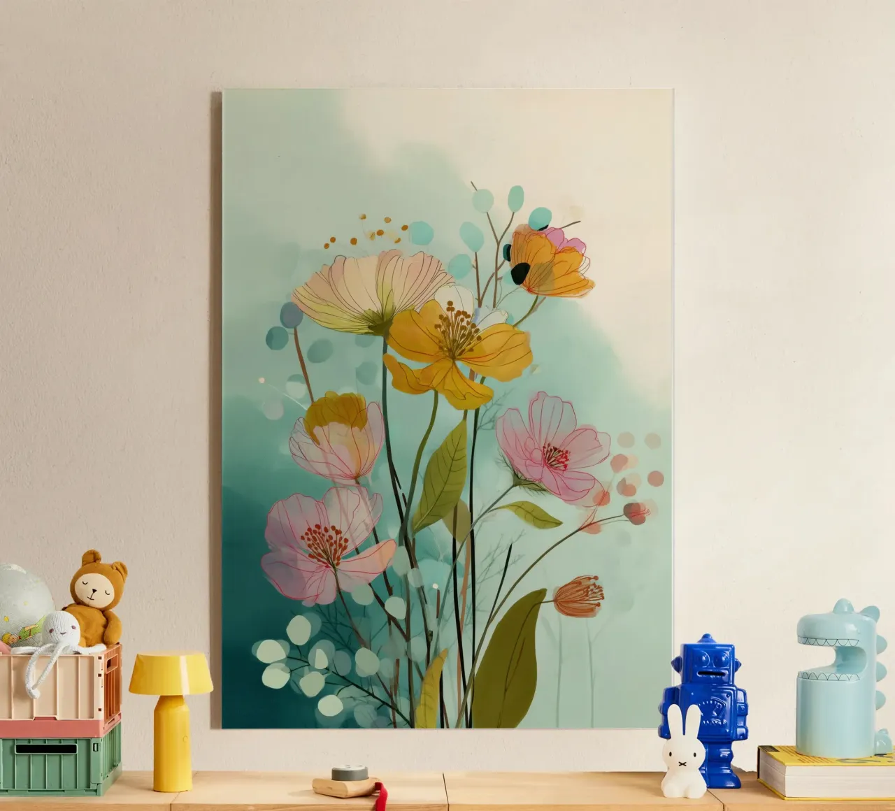 Soft Wildflowers plexiglass da Clara August