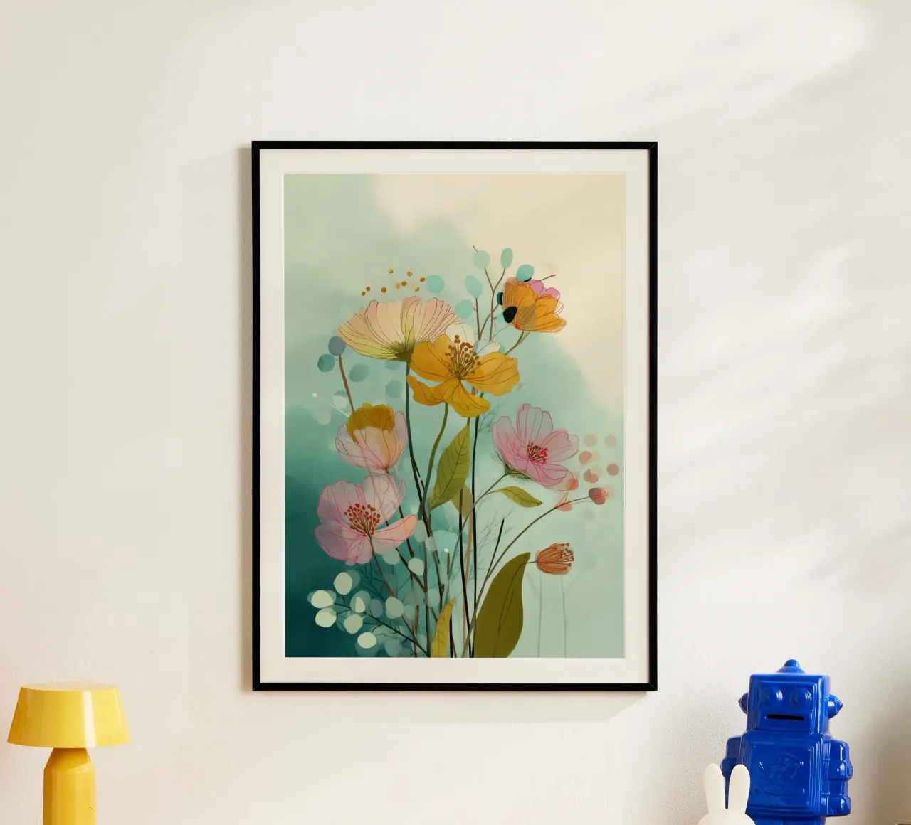 Soft Wildflowers poster da Clara August