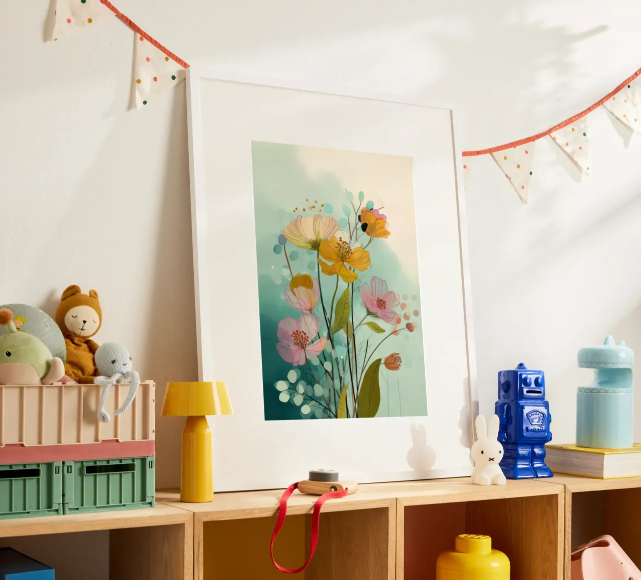 Soft Wildflowers poster da Clara August