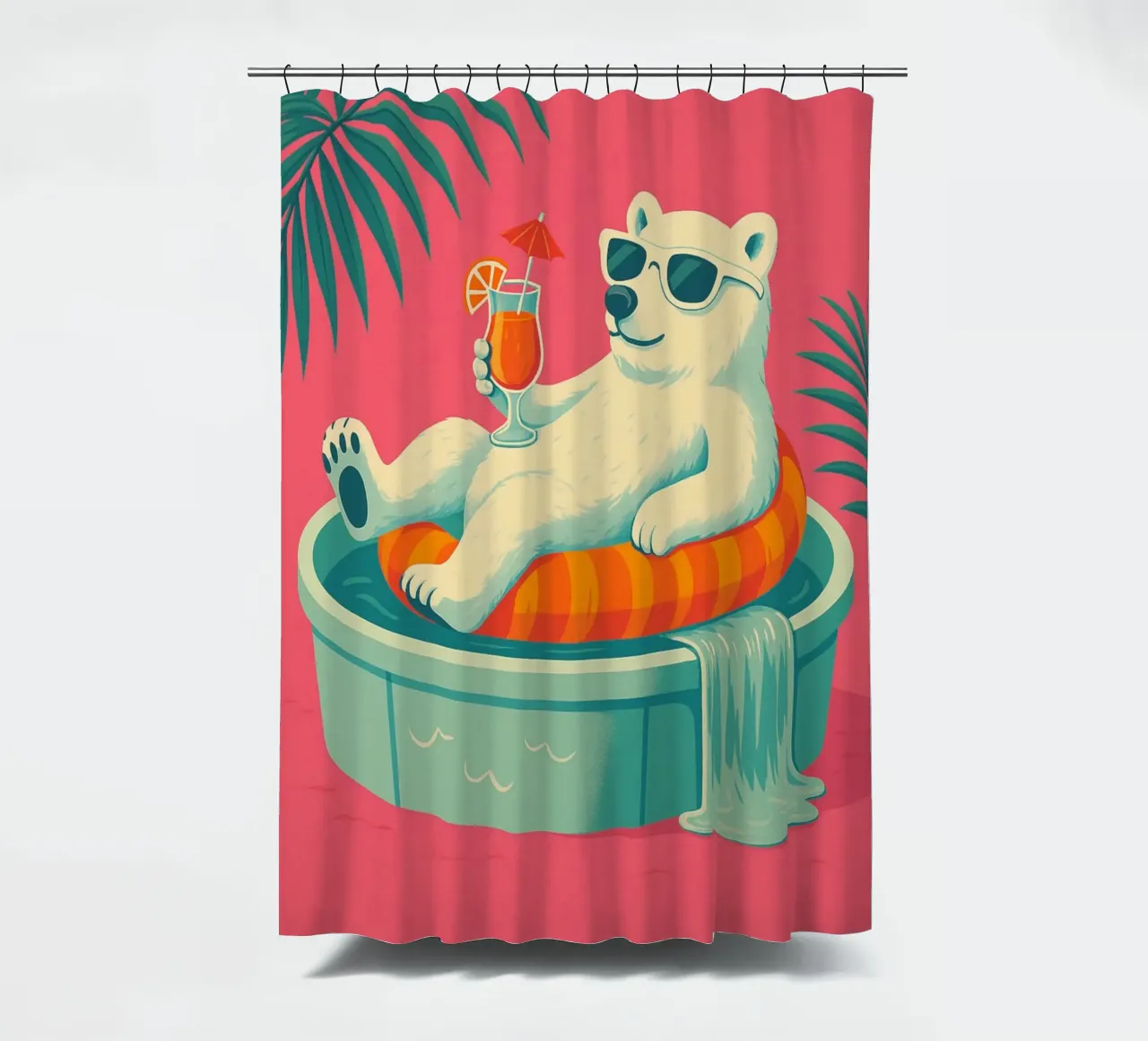Lazy Days tenda da doccia da Studio M