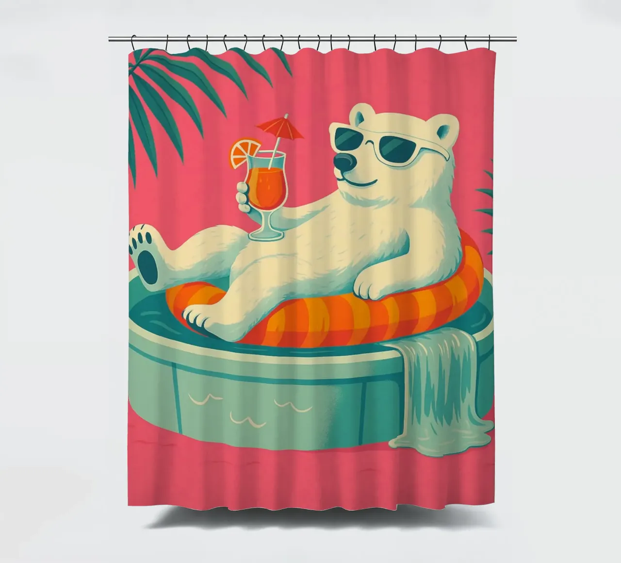 Lazy Days shower curtain by Studio M