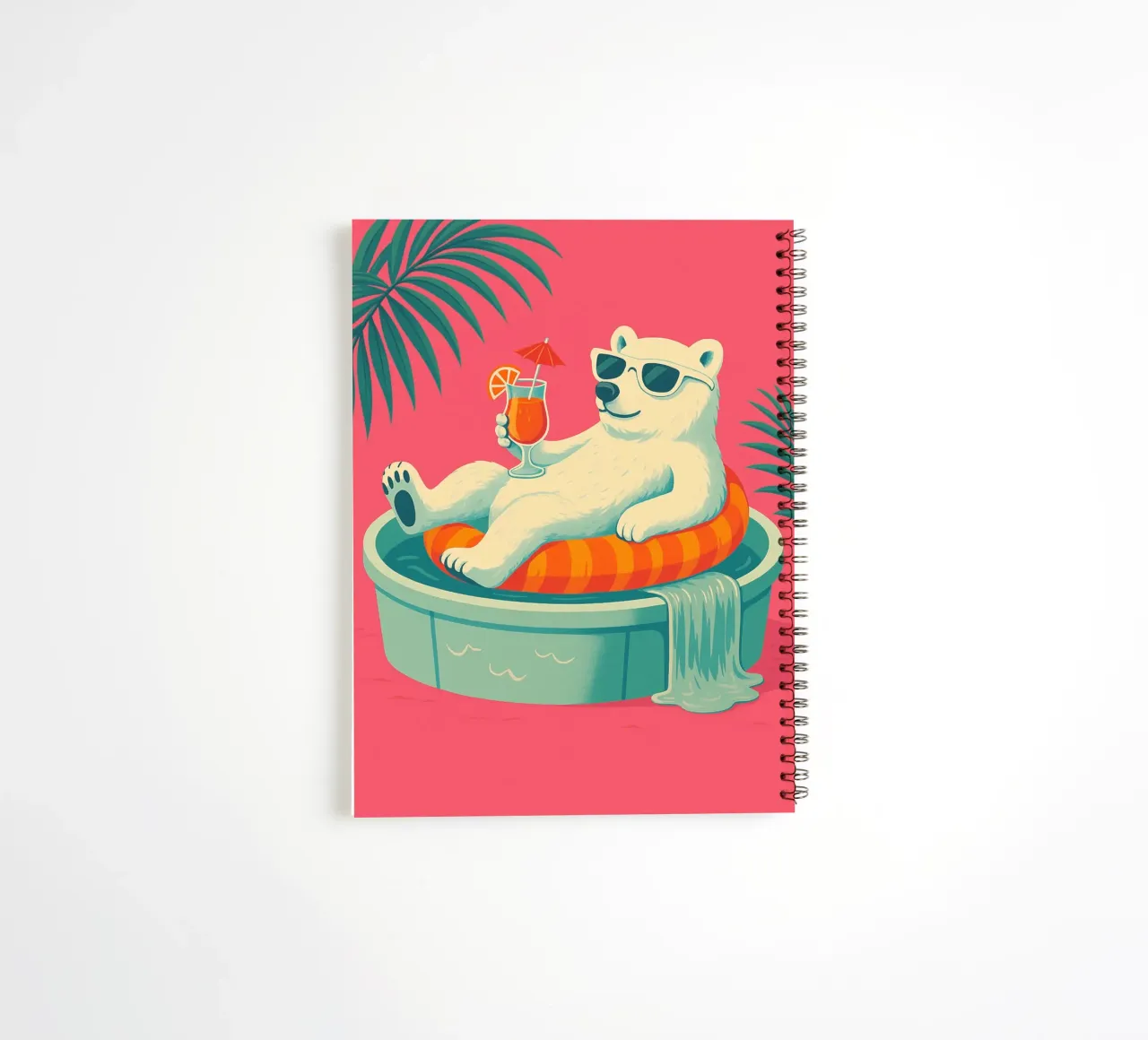 Lazy Days spiral notebook by Studio M