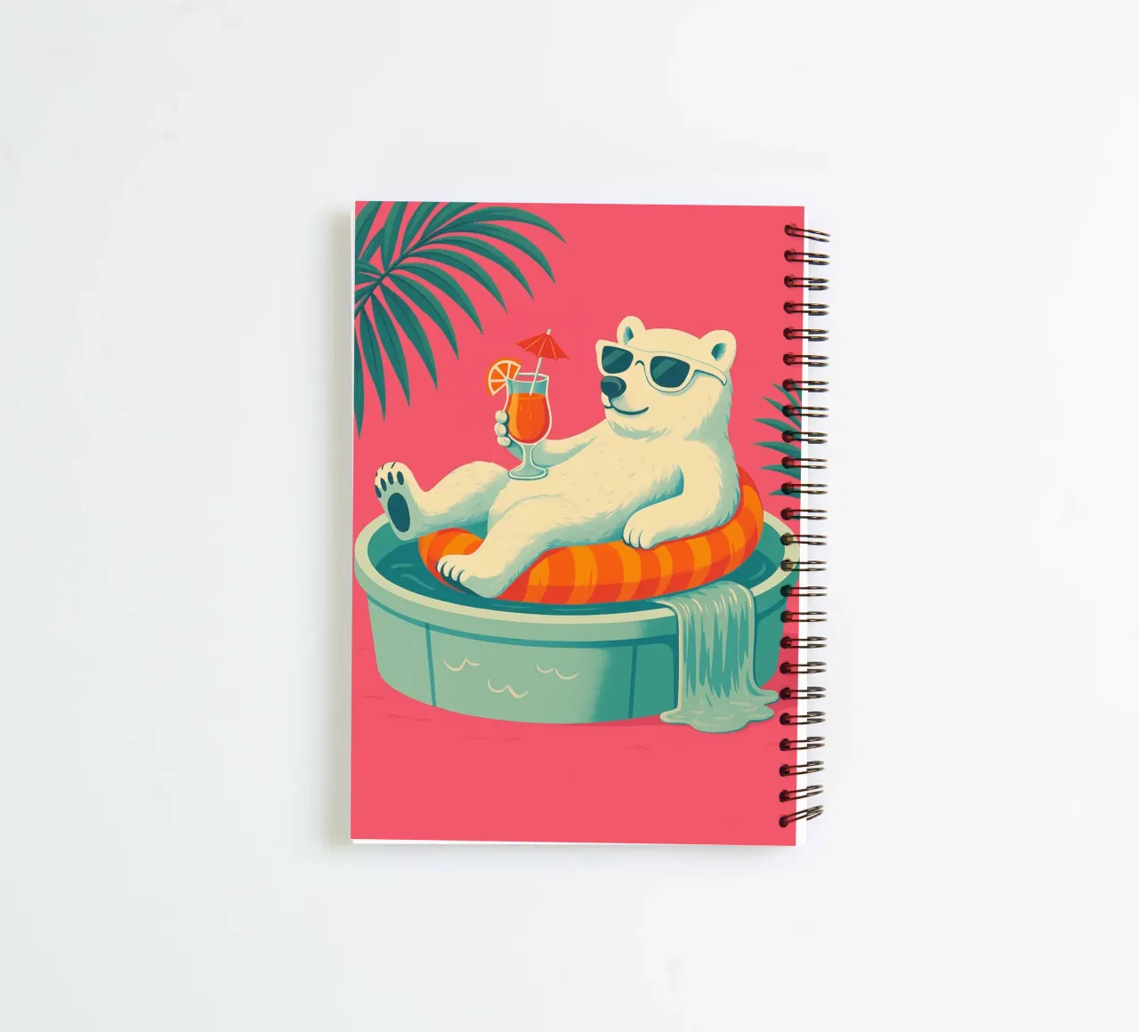 Lazy Days spiral notebook by Studio M