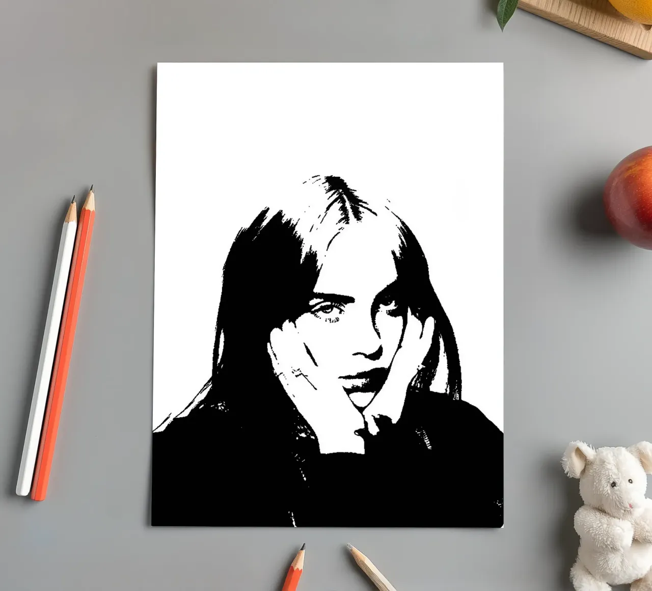 Billie Eilish sticker sheet by vanhesling