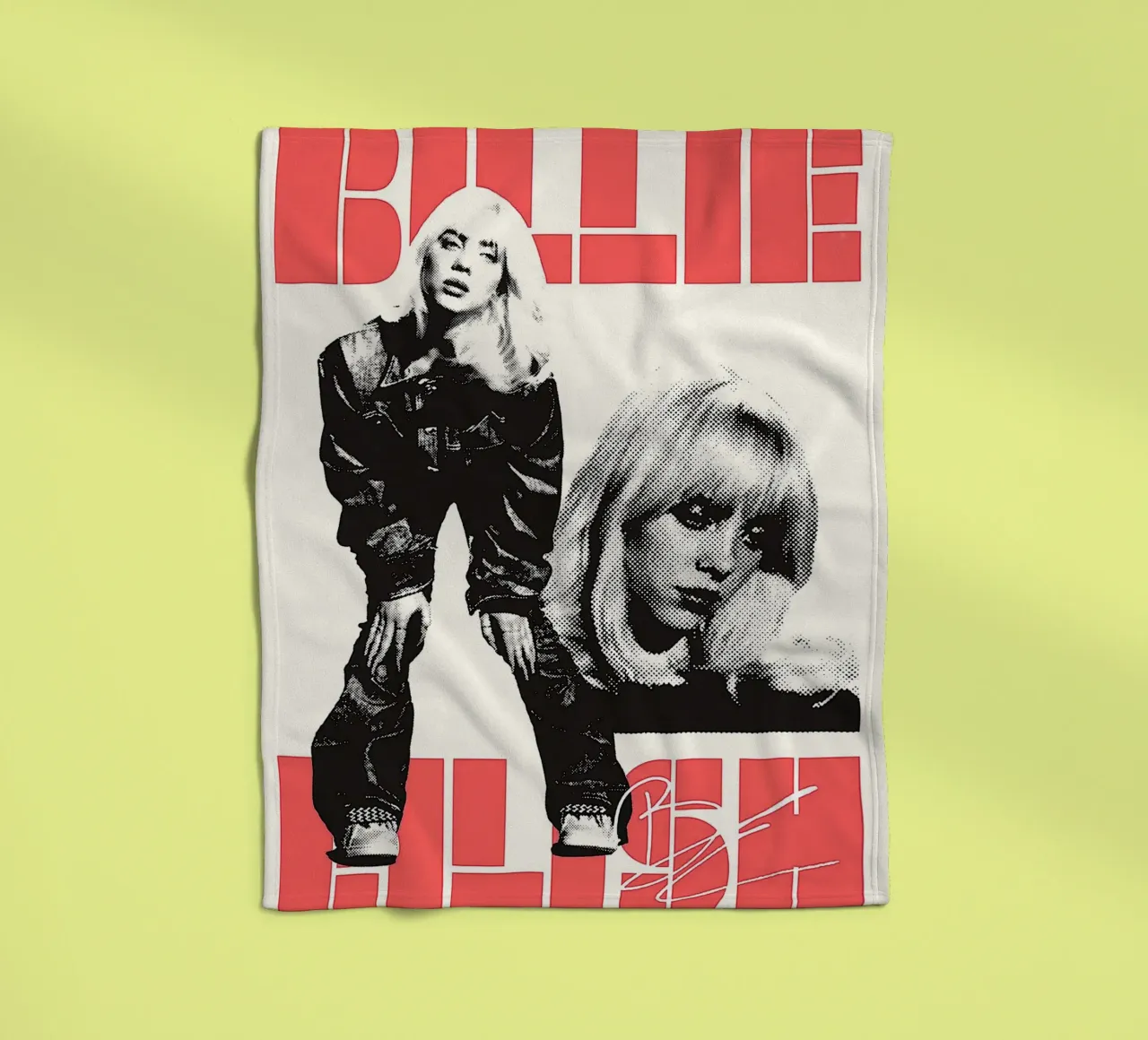 Billie Eilish coperta in pile da vanhesling