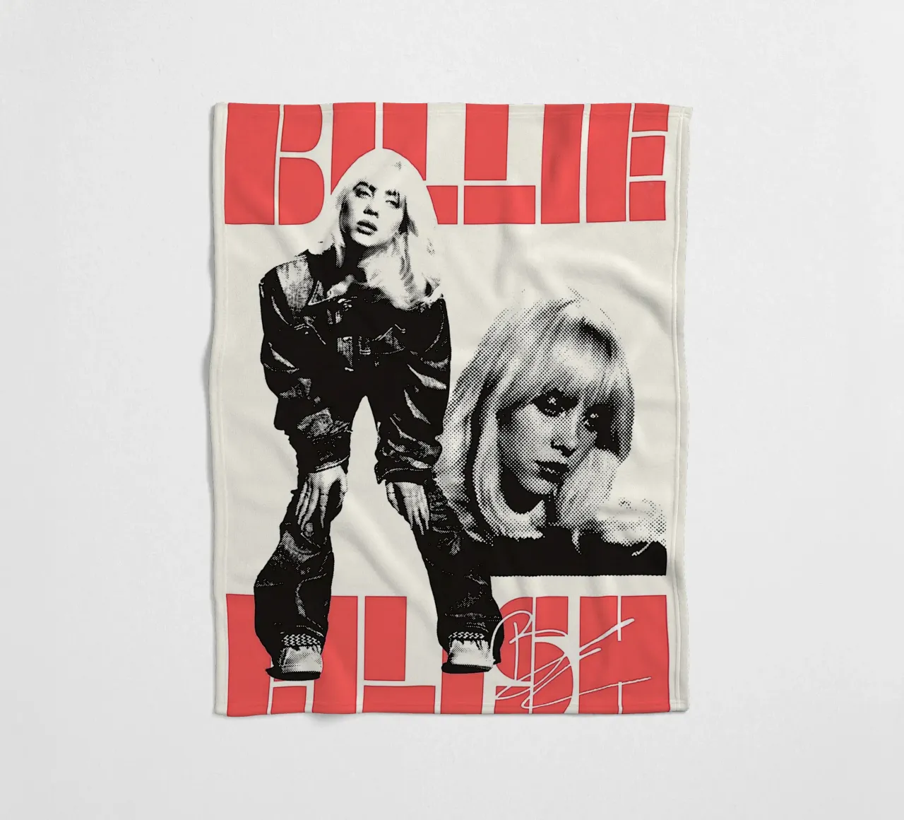 Billie Eilish coperta in pile da vanhesling