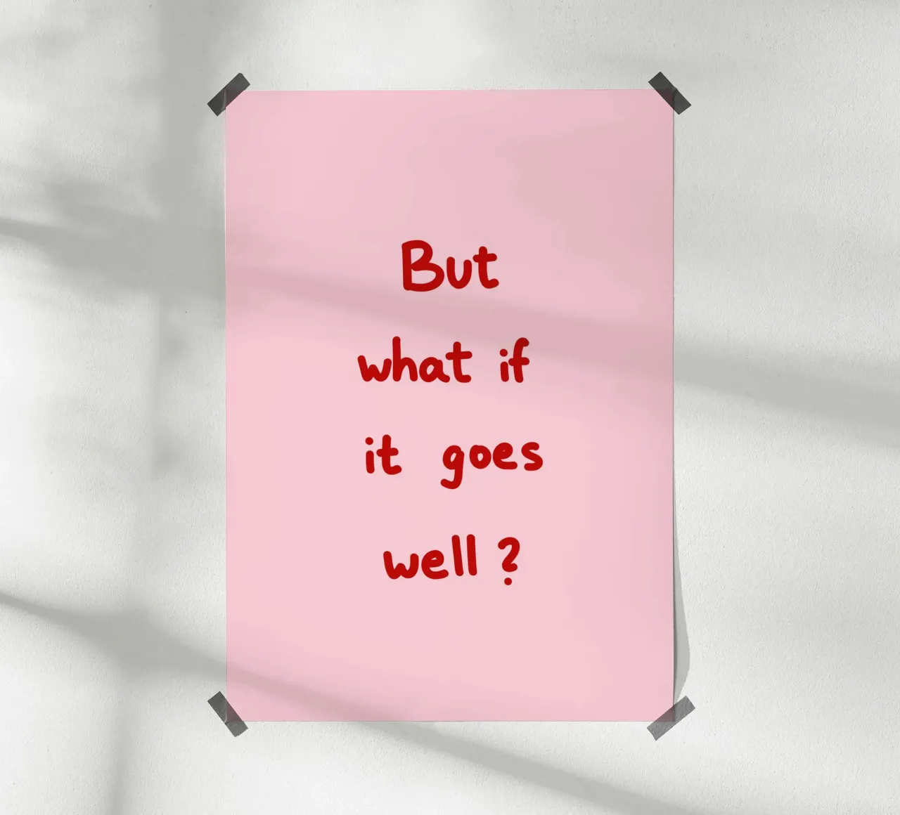 But what if it goes well? hahnemühle by Carolin Vonhoff
