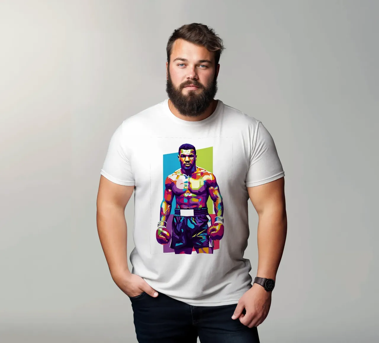 Mike Tyson boxing legend t-shirt da Hantamrata
