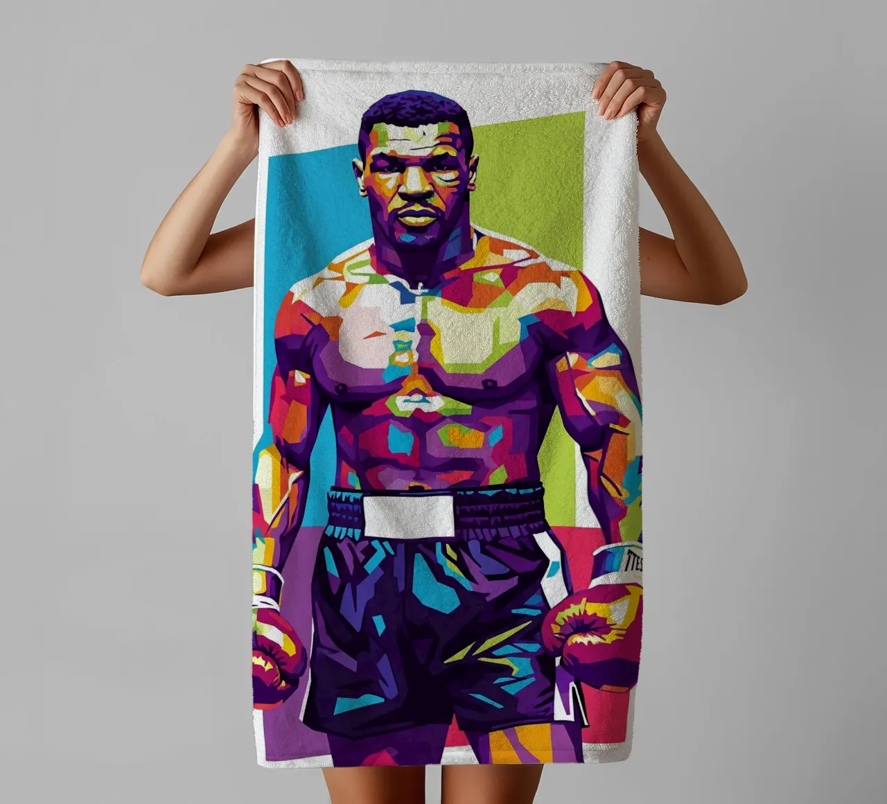 Mike Tyson boxing legend asciugamano da bagno da Hantamrata