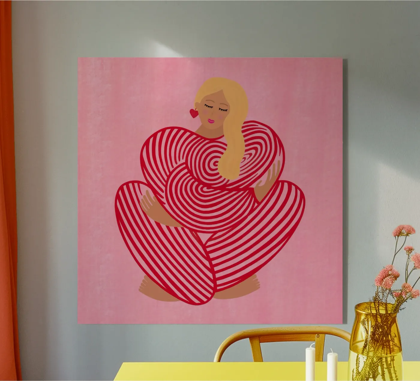 Selflove Acryl-Glas von datemyart
