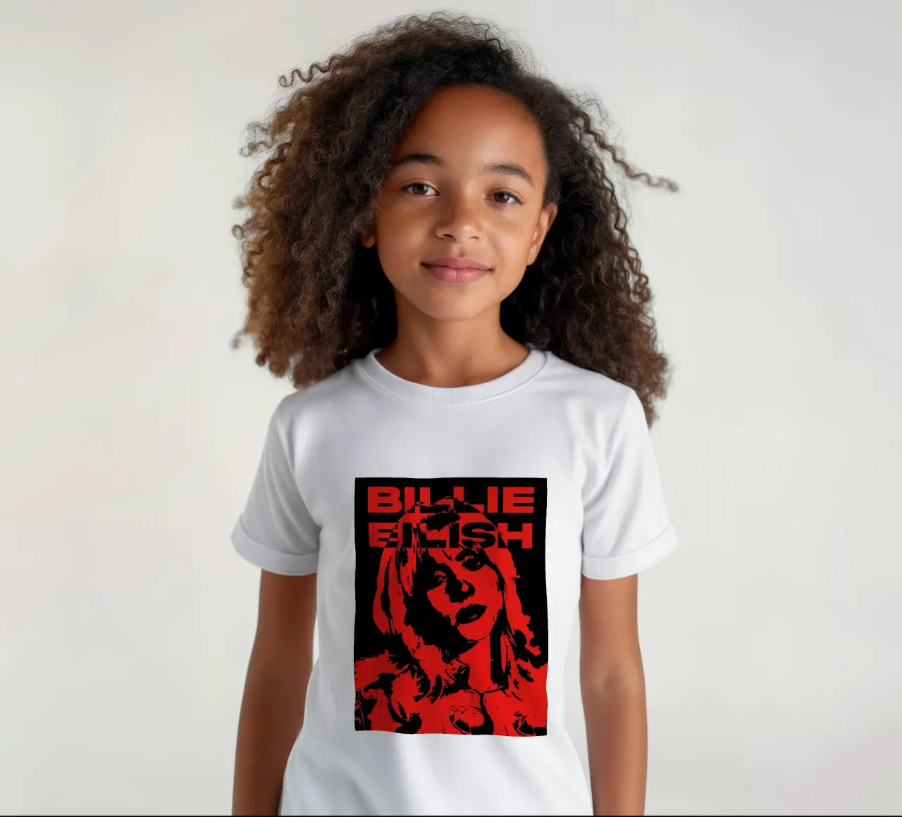 Billie Eilish t-shirt bambini da vanhesling