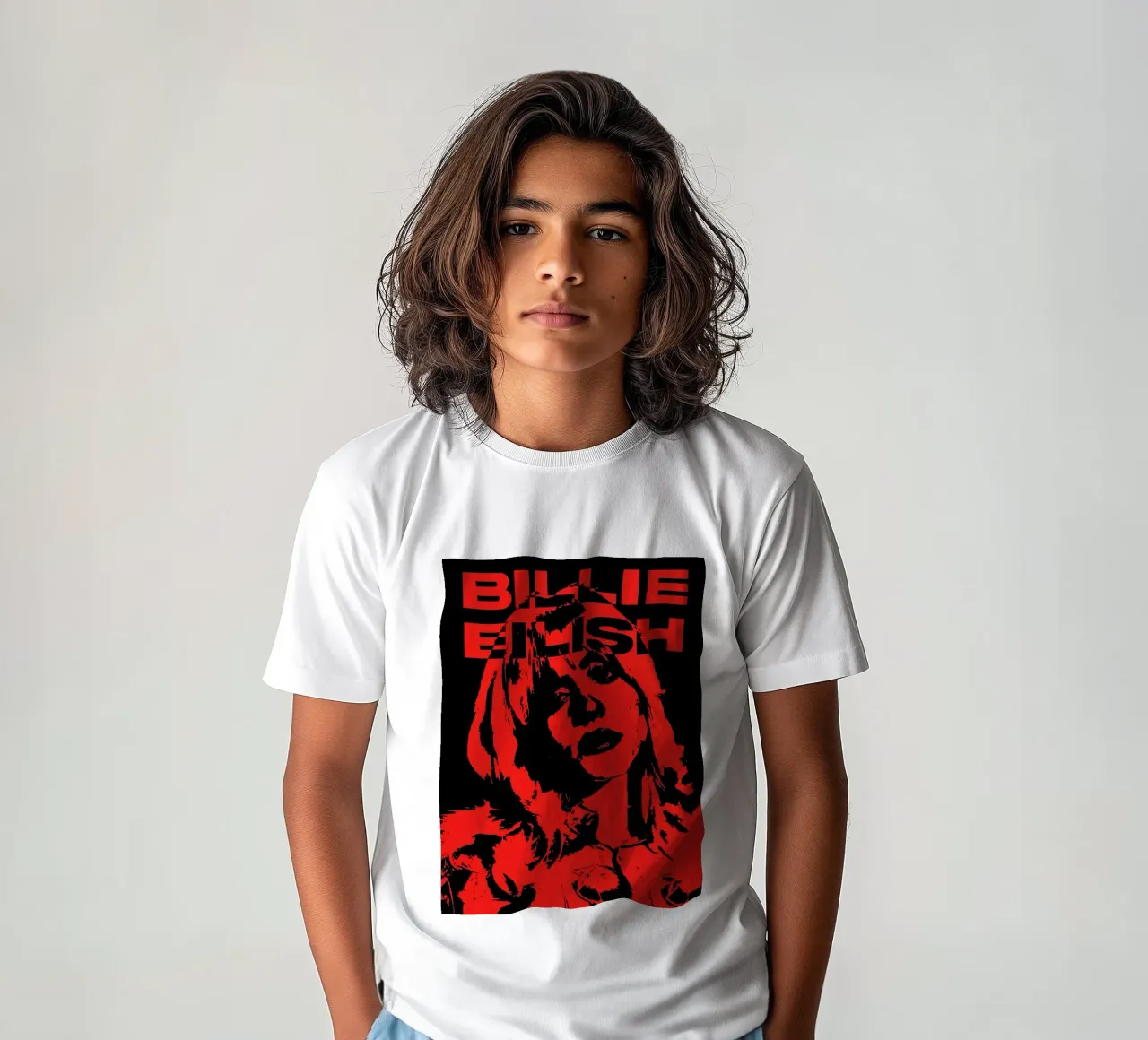 Billie Eilish t-shirt bambini da vanhesling