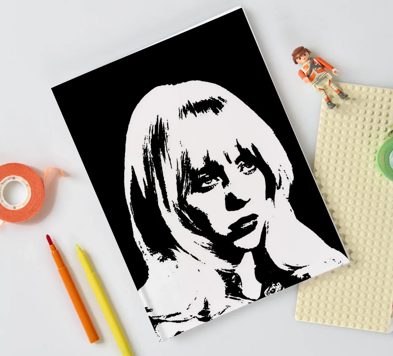 Billie Eilish notebook by vanhesling