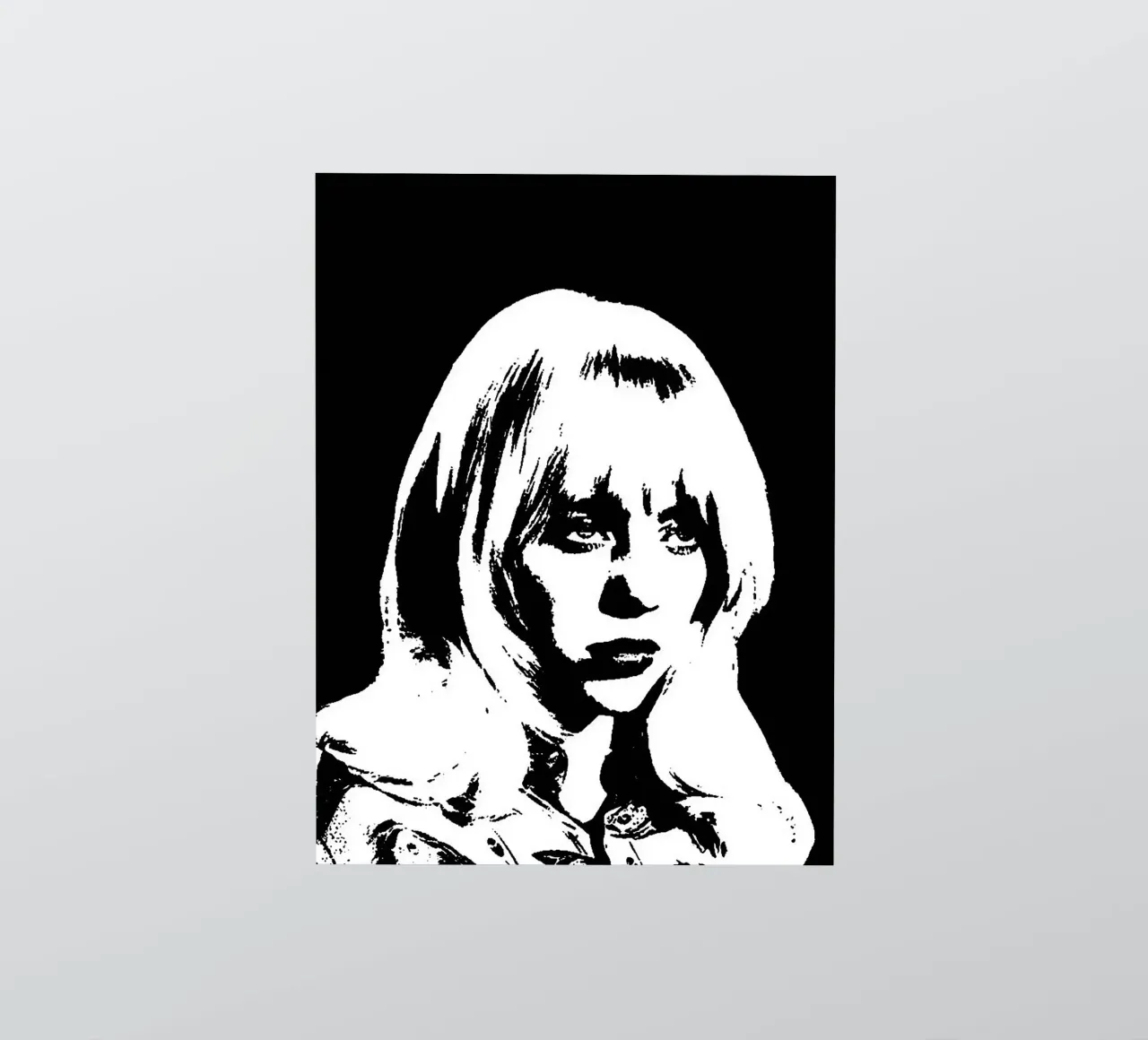 Billie Eilish sticker van vanhesling