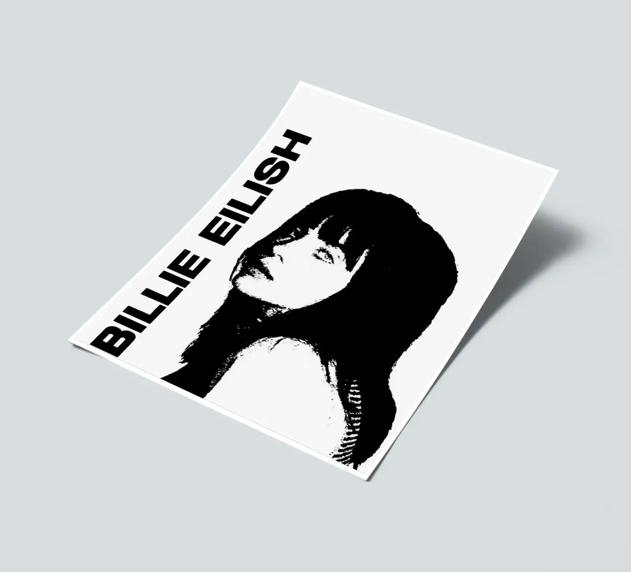Billie Eilish sticker sheet by vanhesling