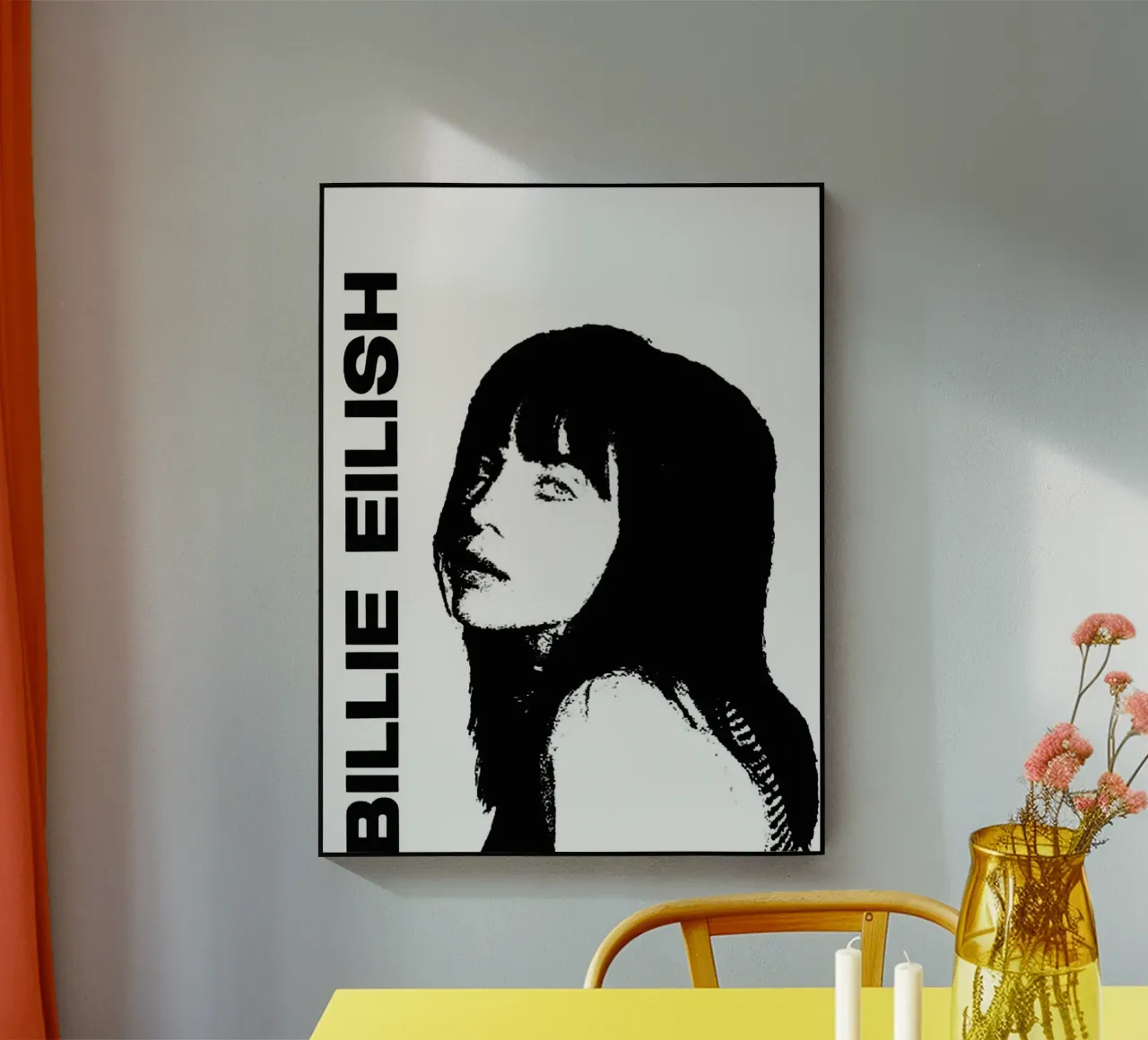 Billie Eilish acrylic glass by vanhesling