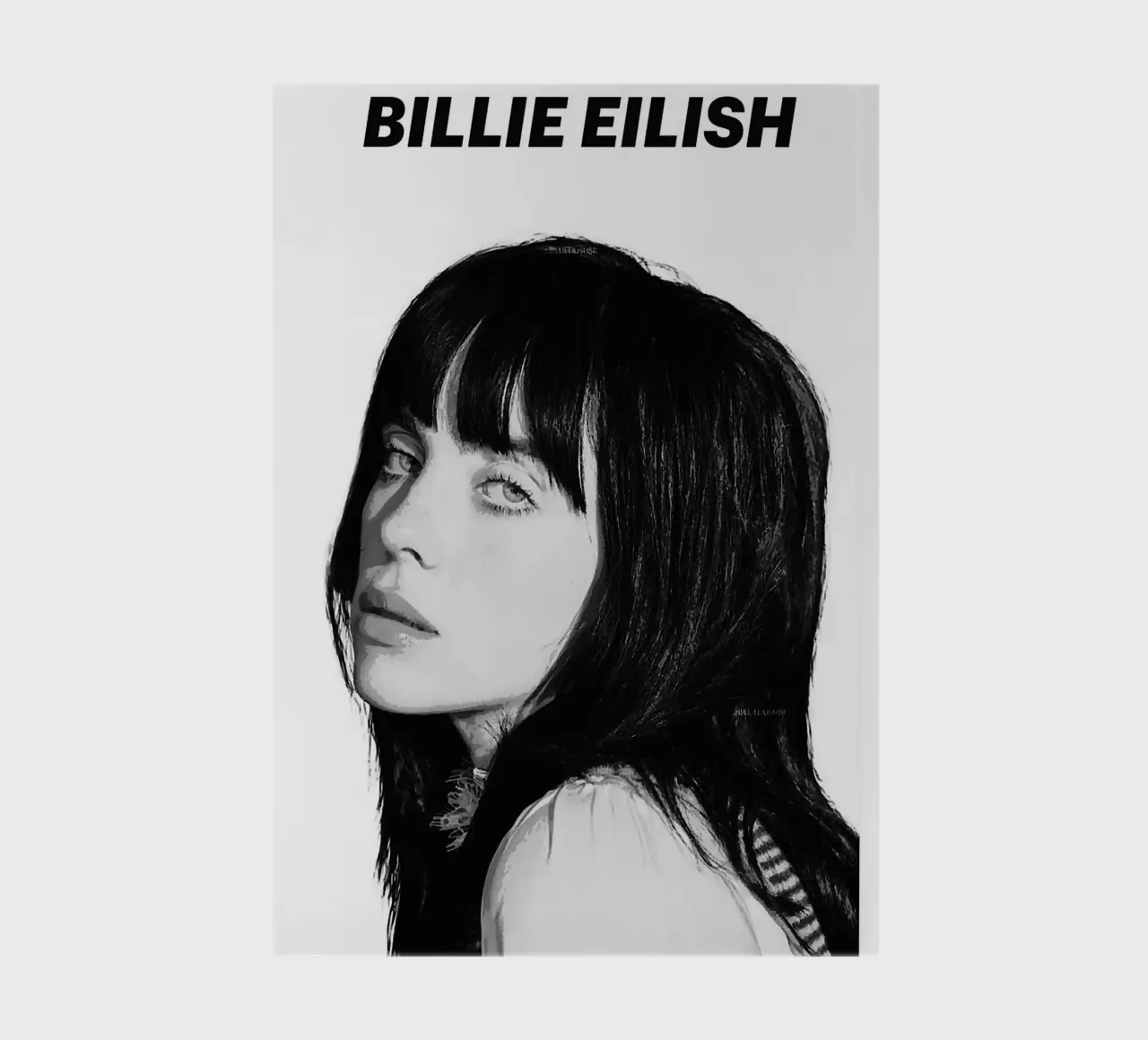 Billie Eilish notebook by vanhesling