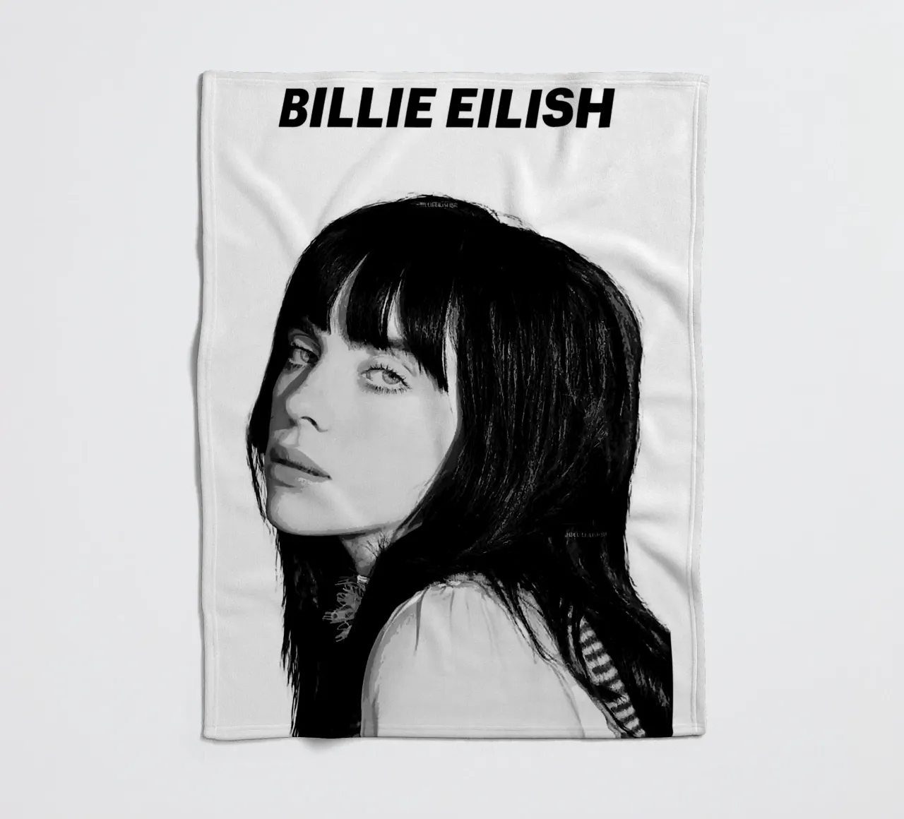 Billie Eilish coperta in pile da vanhesling