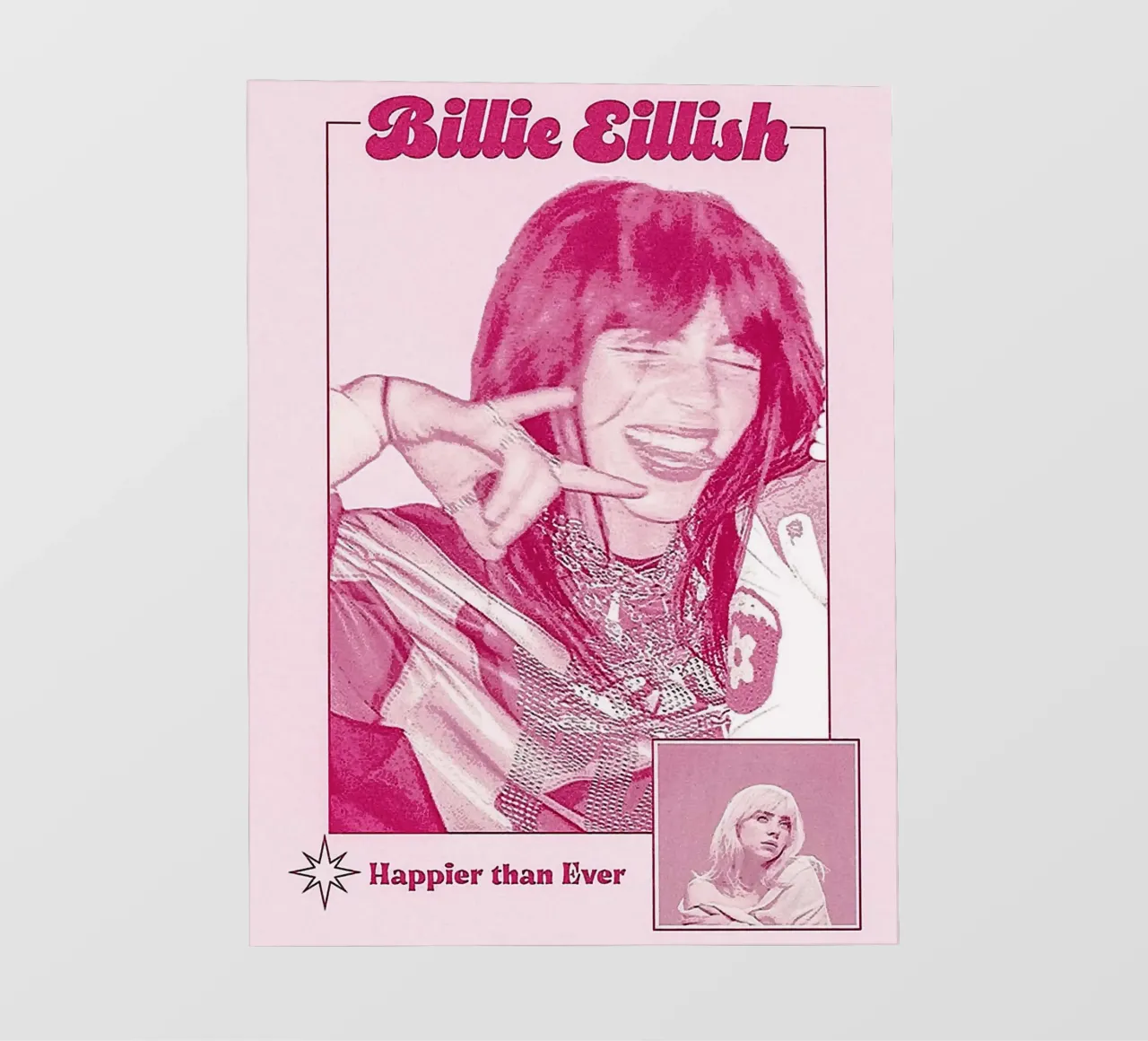 Billie Eilish pellicola backlit da vanhesling