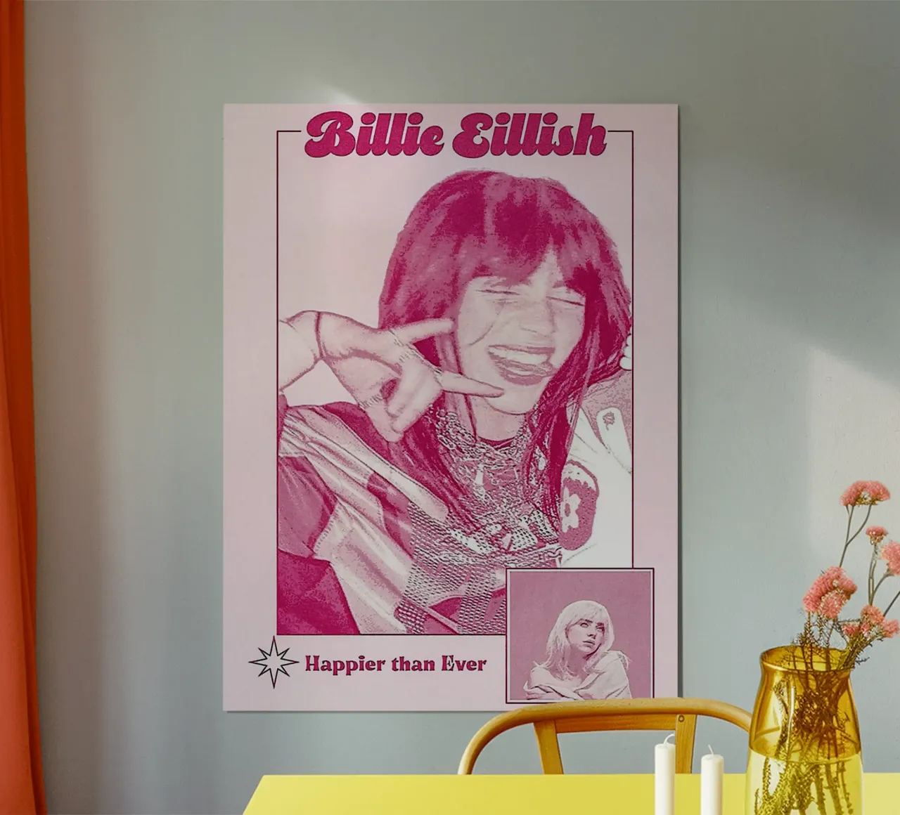 Billie Eilish carta hahnemühle da vanhesling