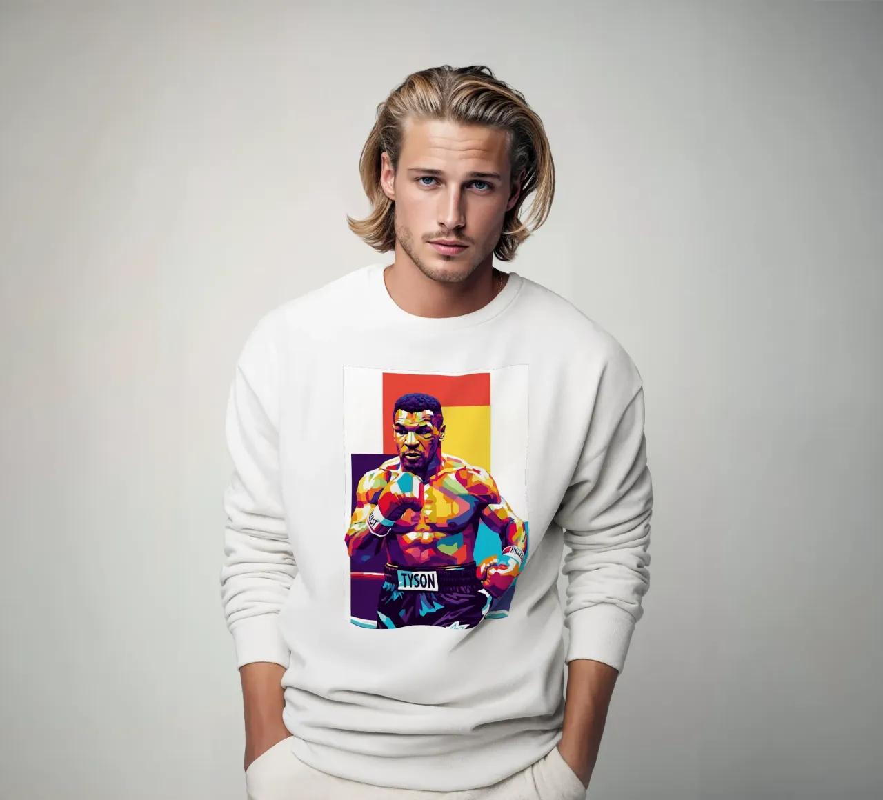 Mike Tyson WPAP art style sweatshirt by Hantamrata