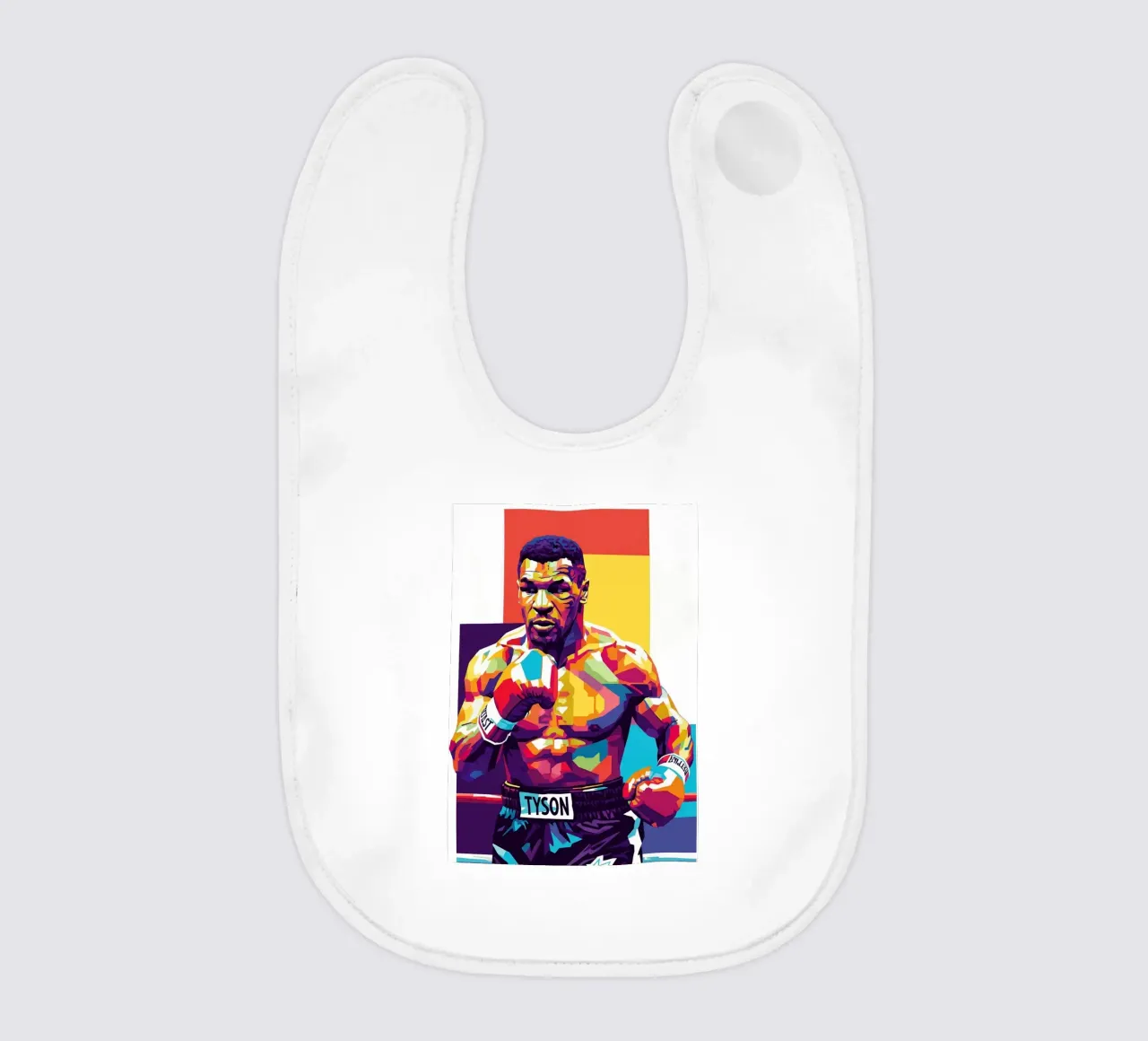 Mike Tyson WPAP art style bavaglino da Hantamrata
