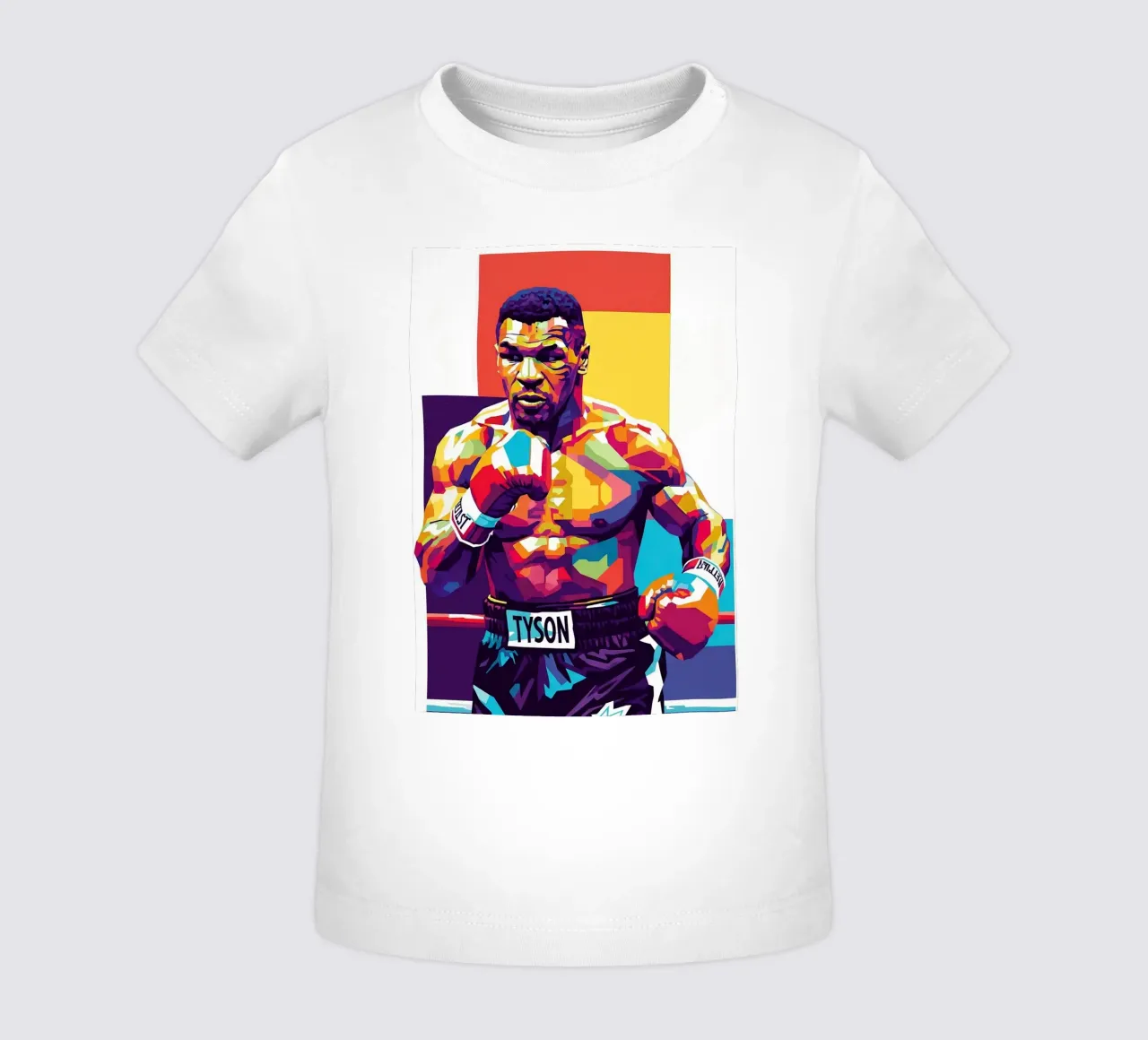 Mike Tyson WPAP art style maglietta neonato da Hantamrata