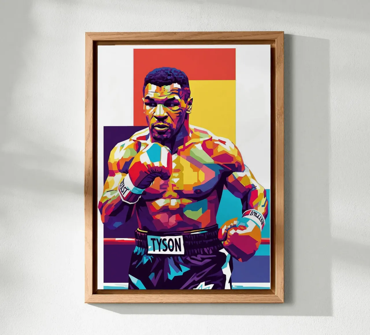 Mike Tyson WPAP art style pannello forex da Hantamrata