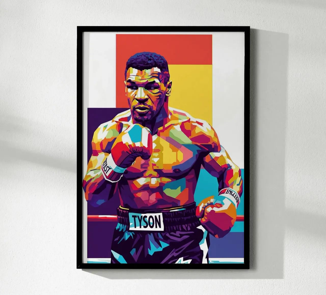 Mike Tyson WPAP art style carta hahnemühle da Hantamrata