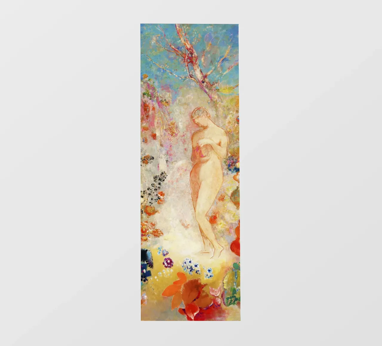 Pandora (1914) di Odilon Redon pellicola backlit da Mostly Pink