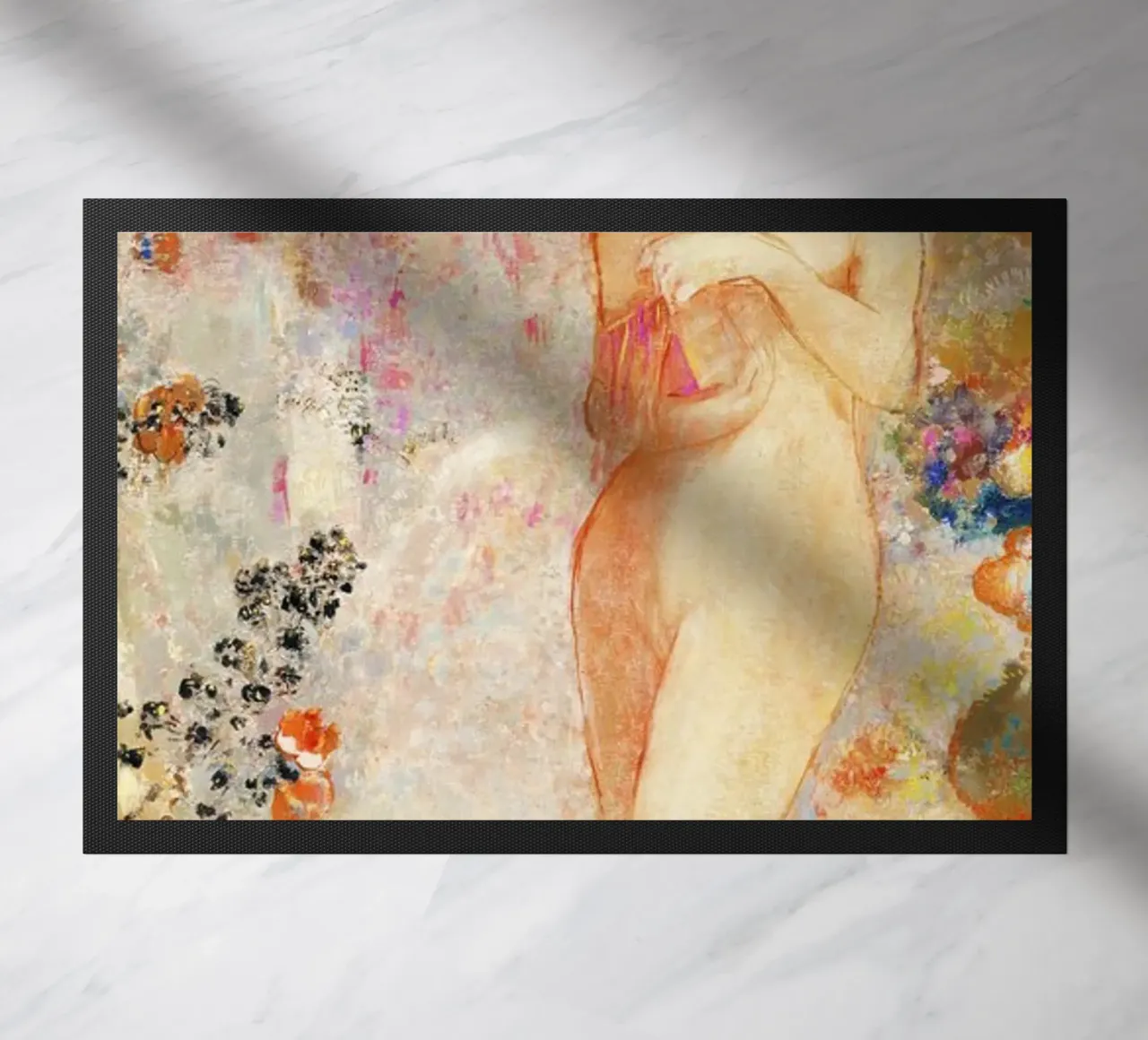 Pandora (1914) di Odilon Redon zerbino da Mostly Pink