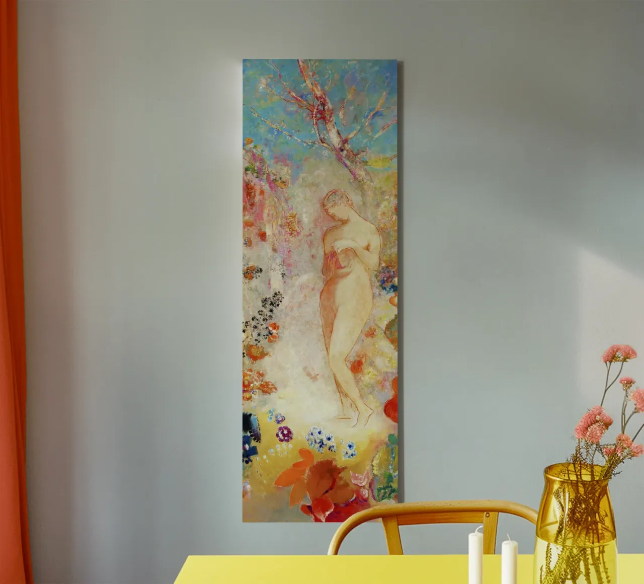 Pandora (1914) di Odilon Redon tela con Cornice a cassetta da Chérie Prints