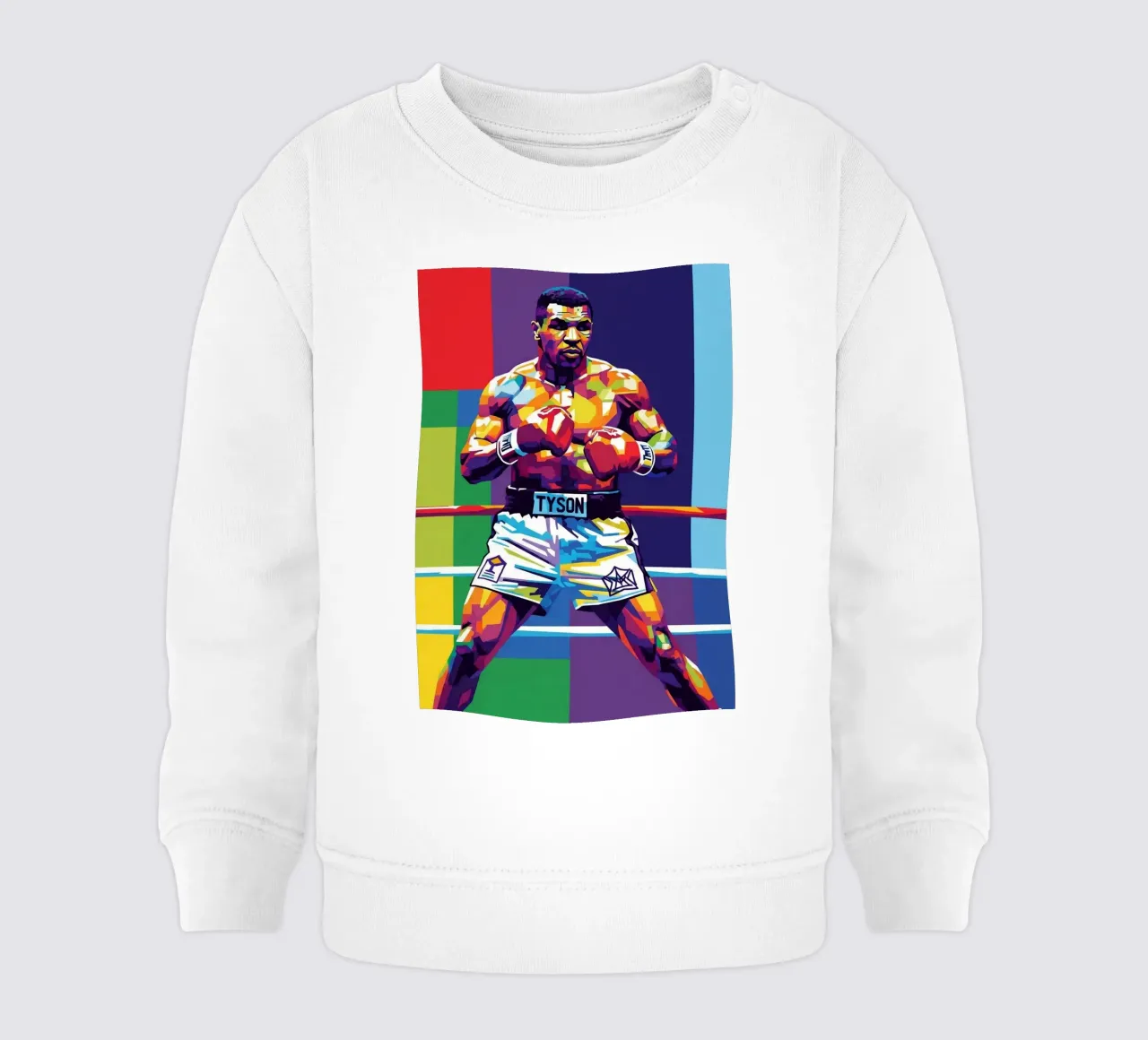 Mike Tyson art felpa neonato da Hantamrata