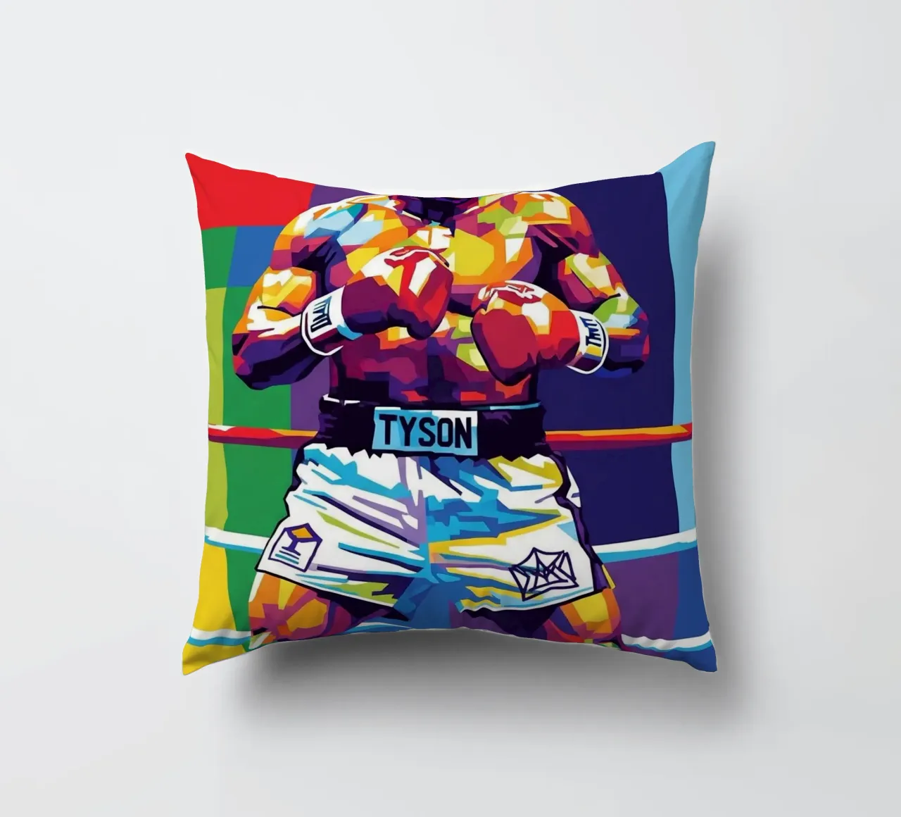 Mike Tyson art cuscino da Hantamrata