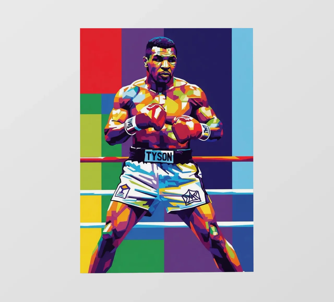 Mike Tyson art pellicola backlit da Hantamrata
