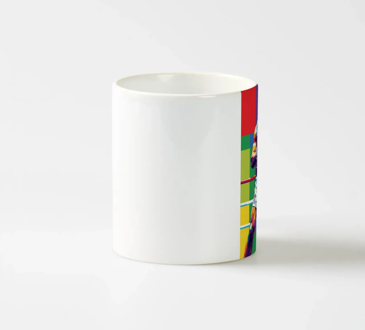 Mike Tyson art tazza in ceramica da Hantamrata