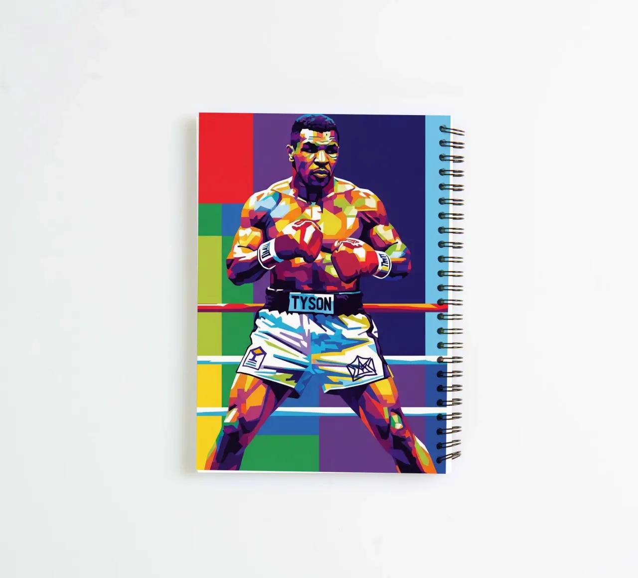 Mike Tyson art spiral notebook by Hantamrata