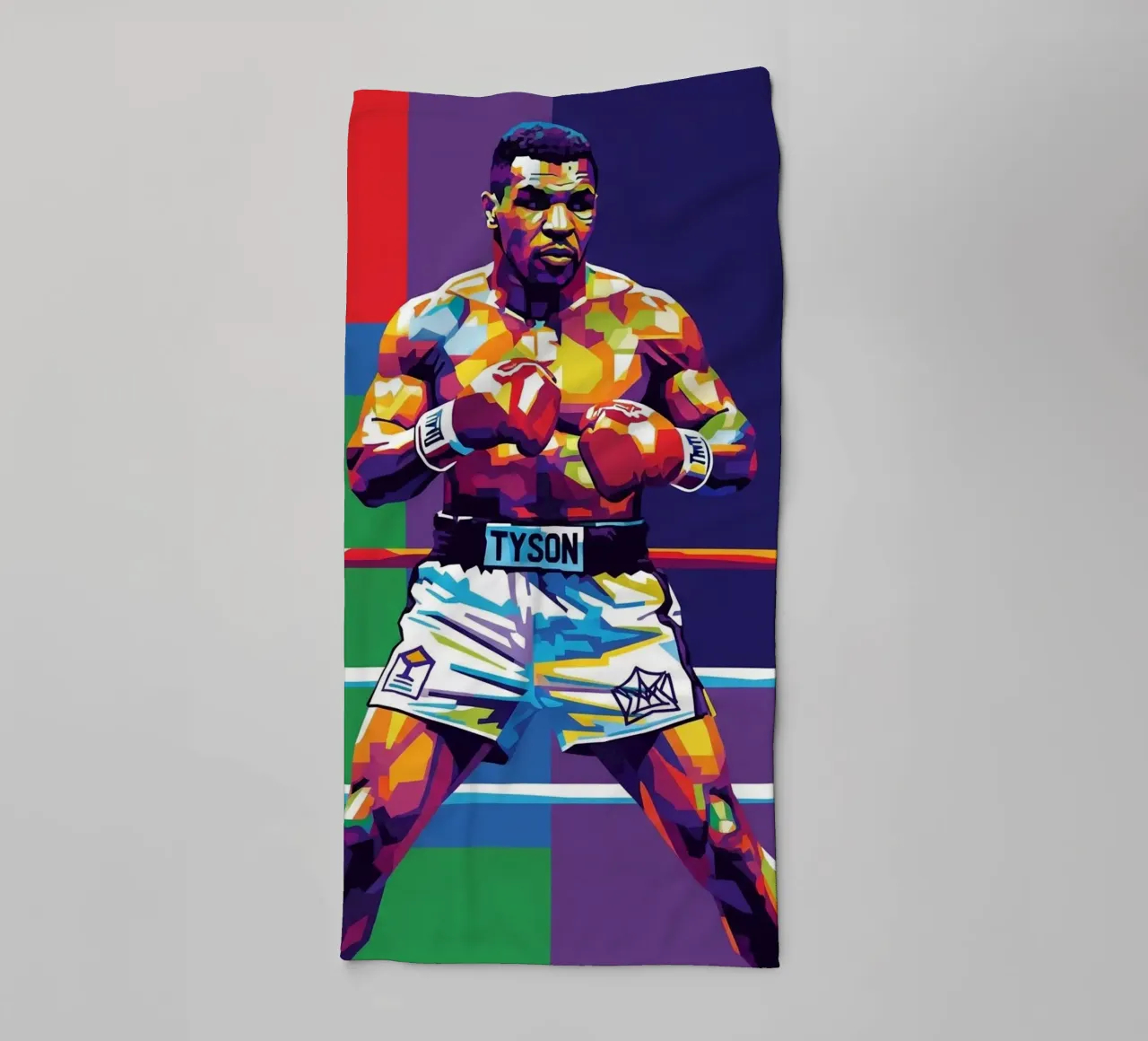 Mike Tyson art asciugamano da bagno da Hantamrata