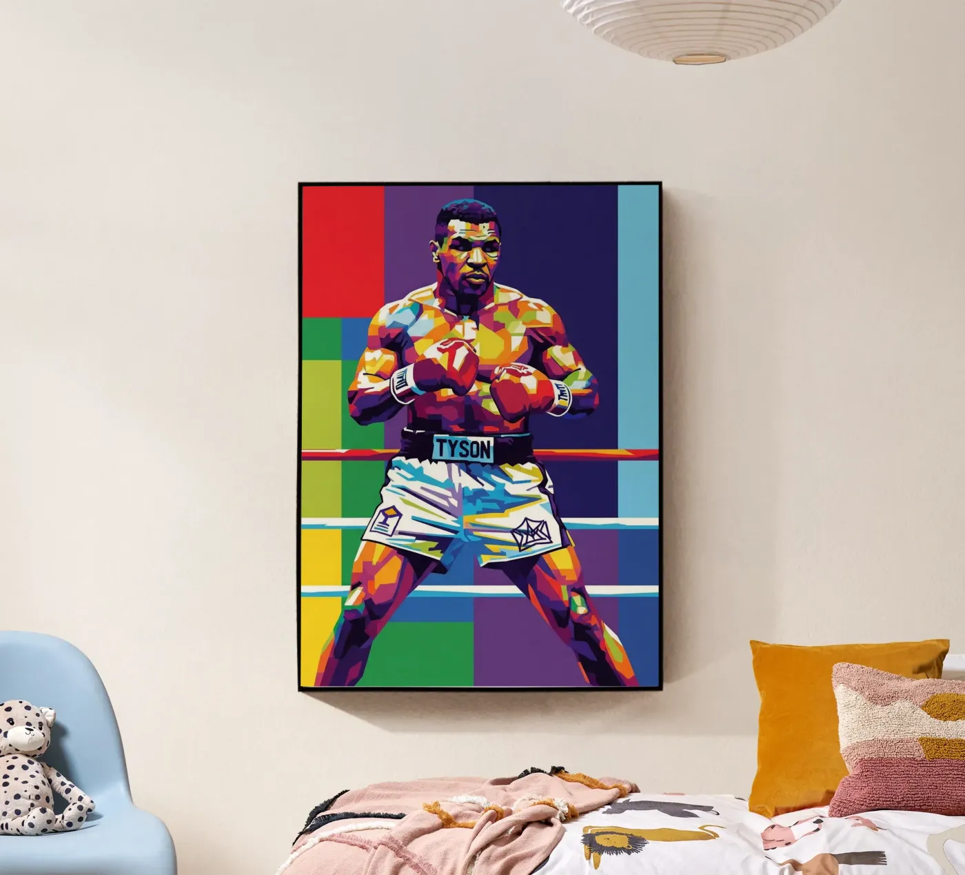 Mike Tyson art plexiglass da Hantamrata