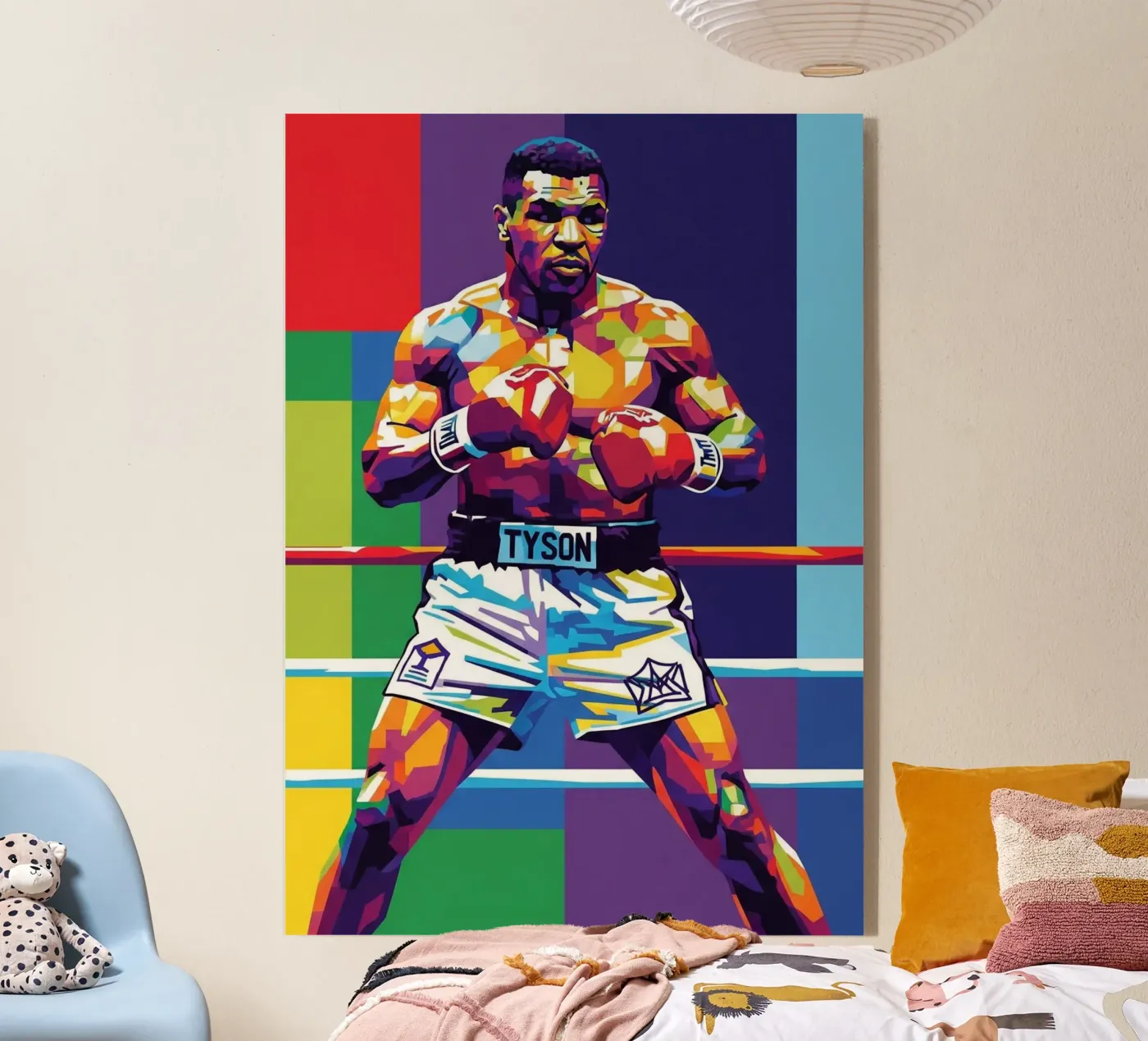 Mike Tyson art plexiglass da Hantamrata