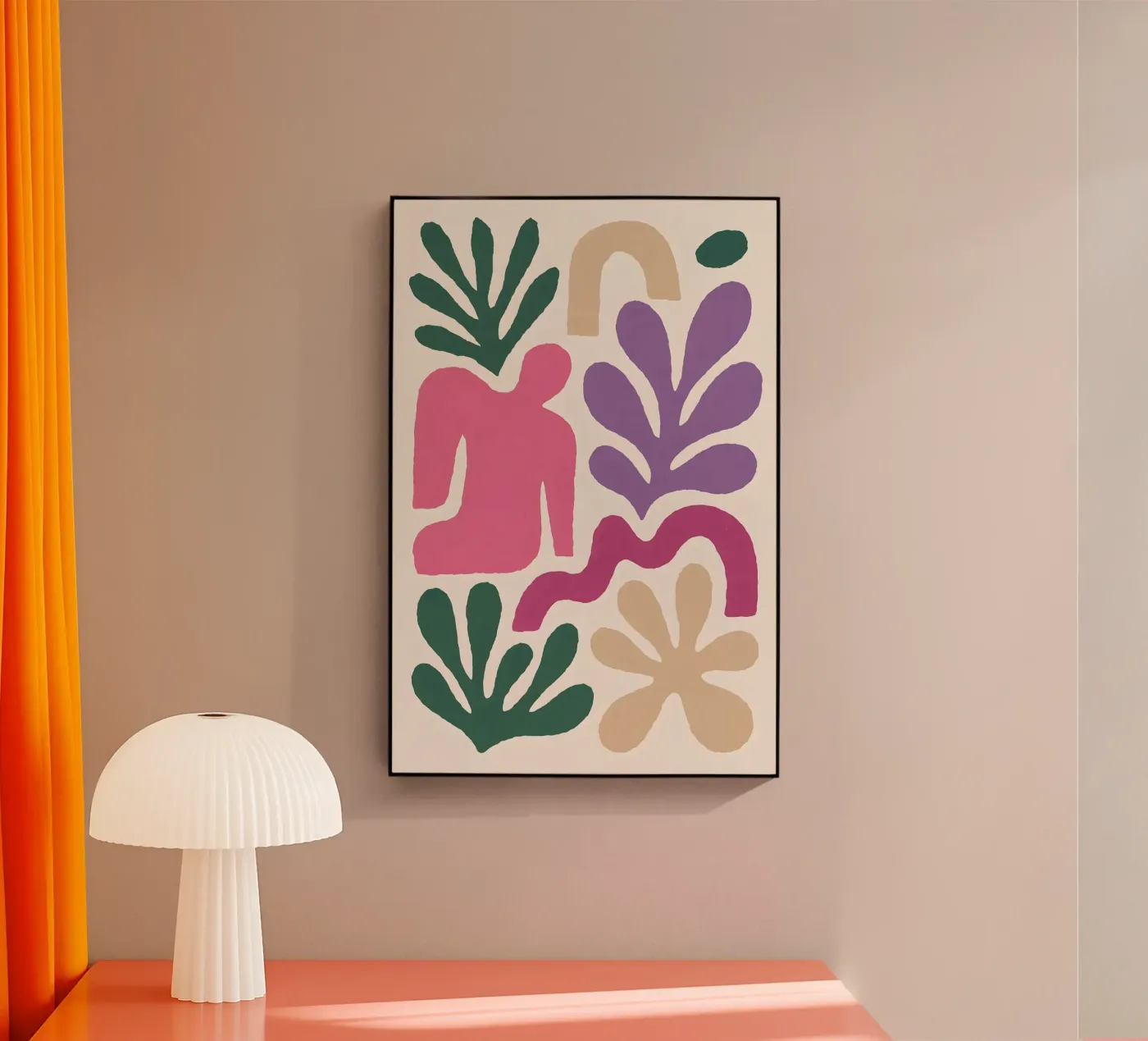 Modern Collage acryl van Gypsy Galleria