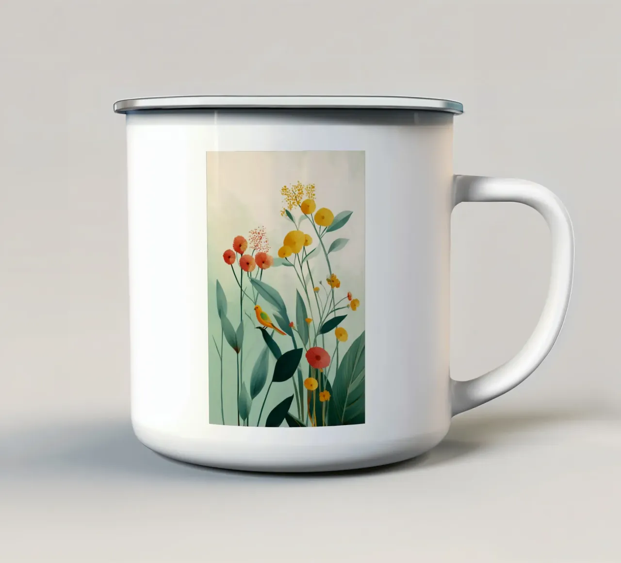 Tropical Song tazza in smalto da Clara August