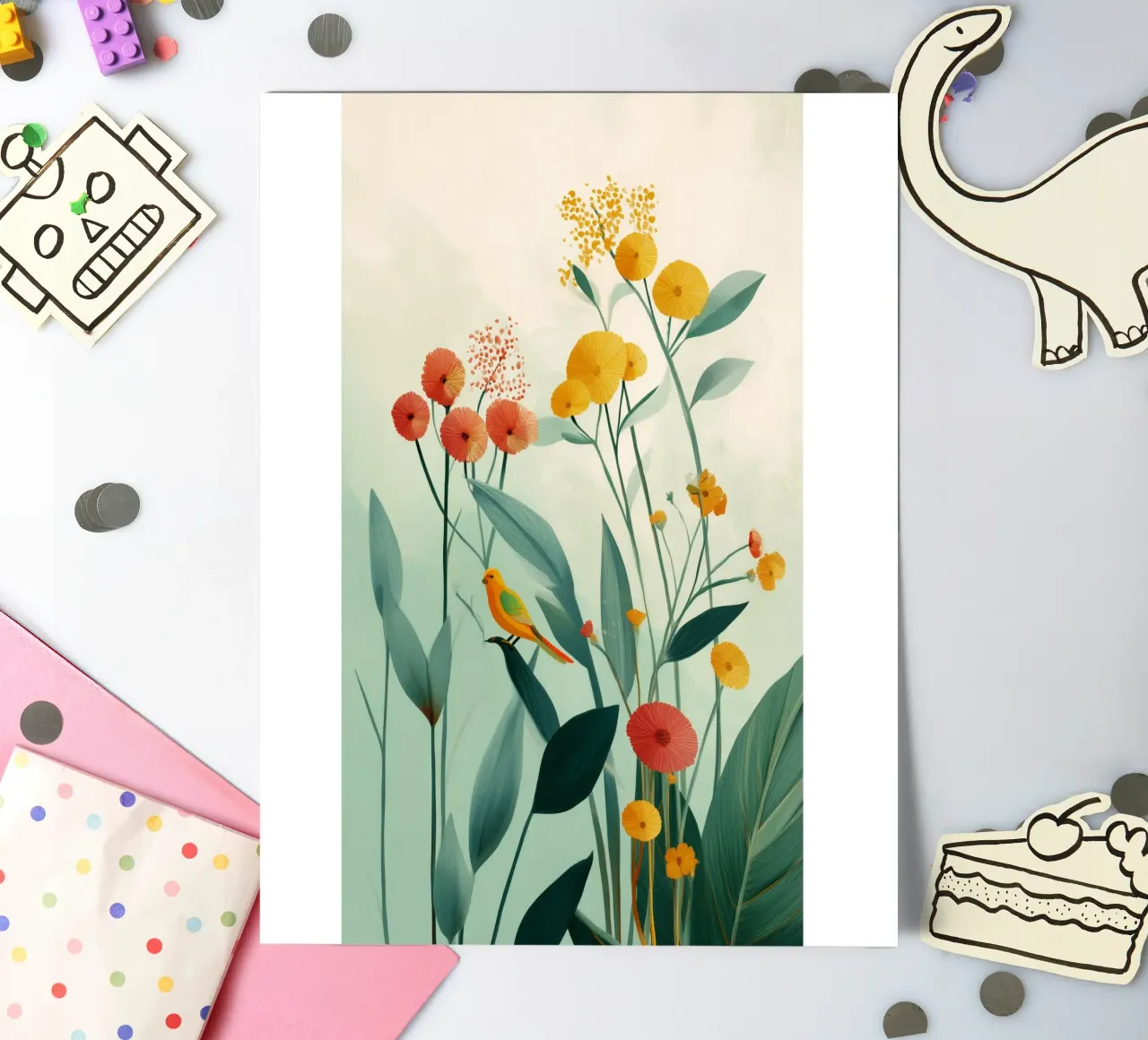 Tropical Song sticker sheet by Clara August