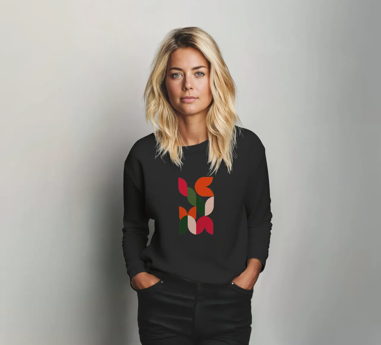 Leaf Cascade felpa da Dream Print Designs